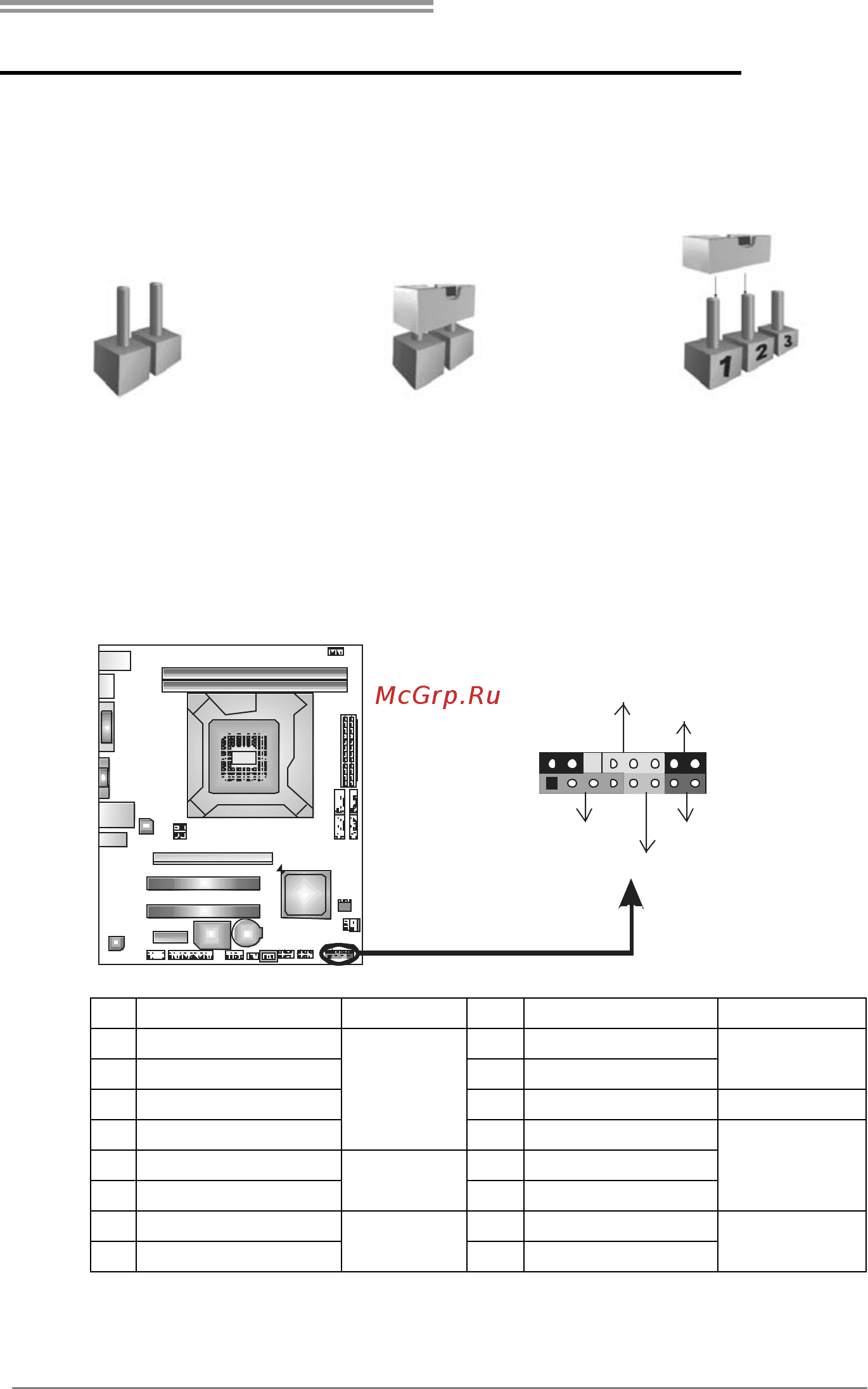 Biostar H61MU3 Версия 6.x [15/45] Chapter 3 headers jumpers setup