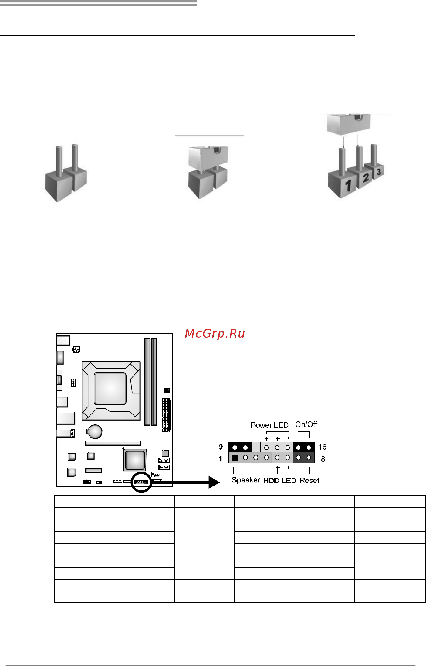 Biostar H61MGV Версия 7.x [15/43] Chapter 3 headers jumpers setup