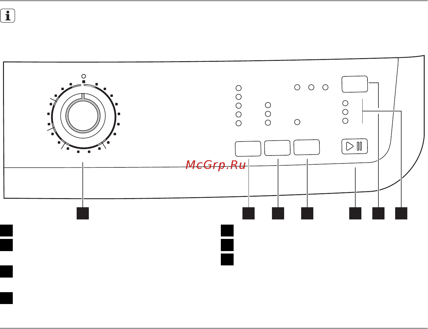 Electrolux EWS 86110W [6/60] Панель управления