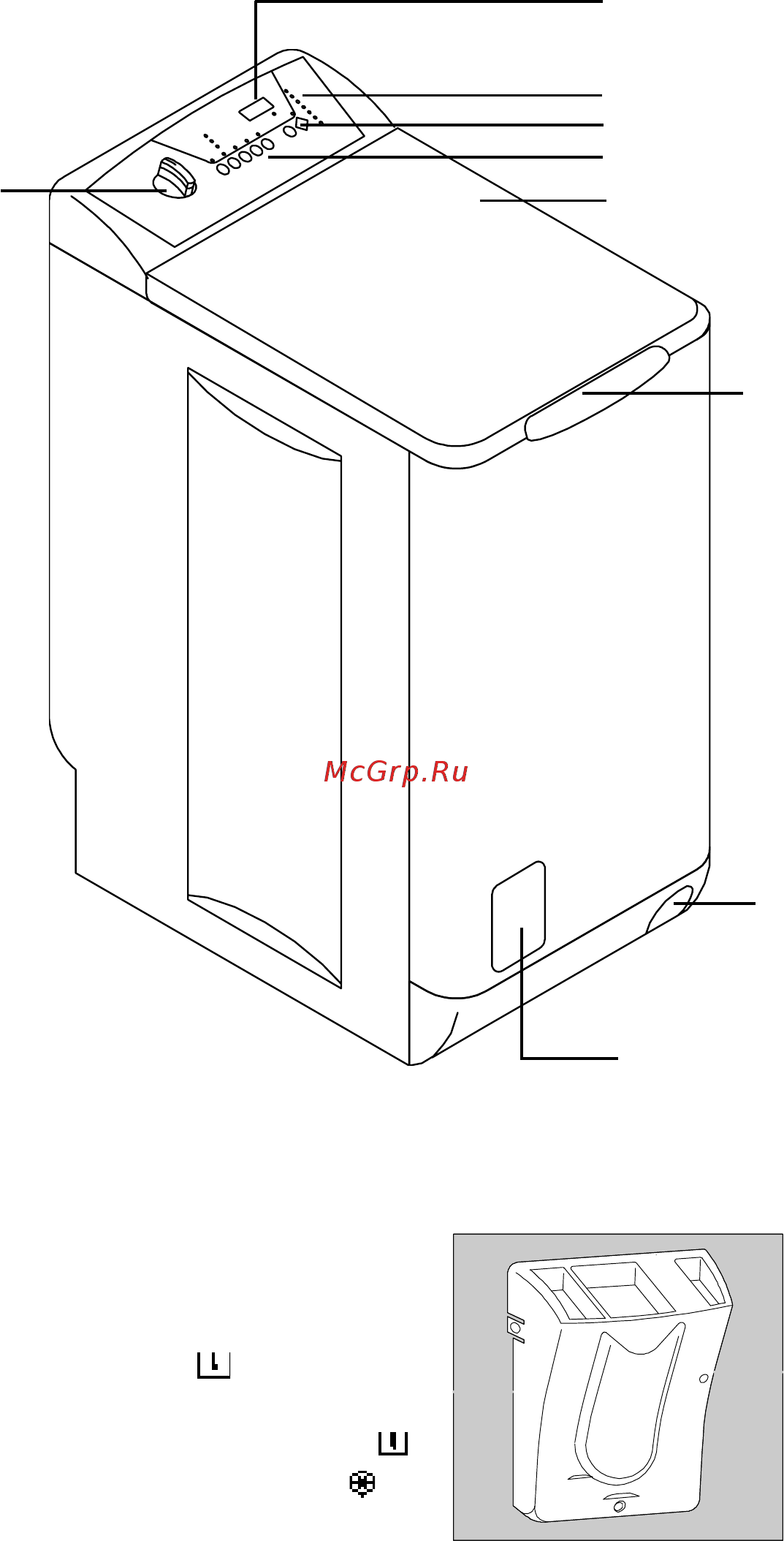 Electrolux EWT 1001 [6/24] Описание стиральной машины