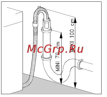 Electrolux EWT 815 [15/16] Слив