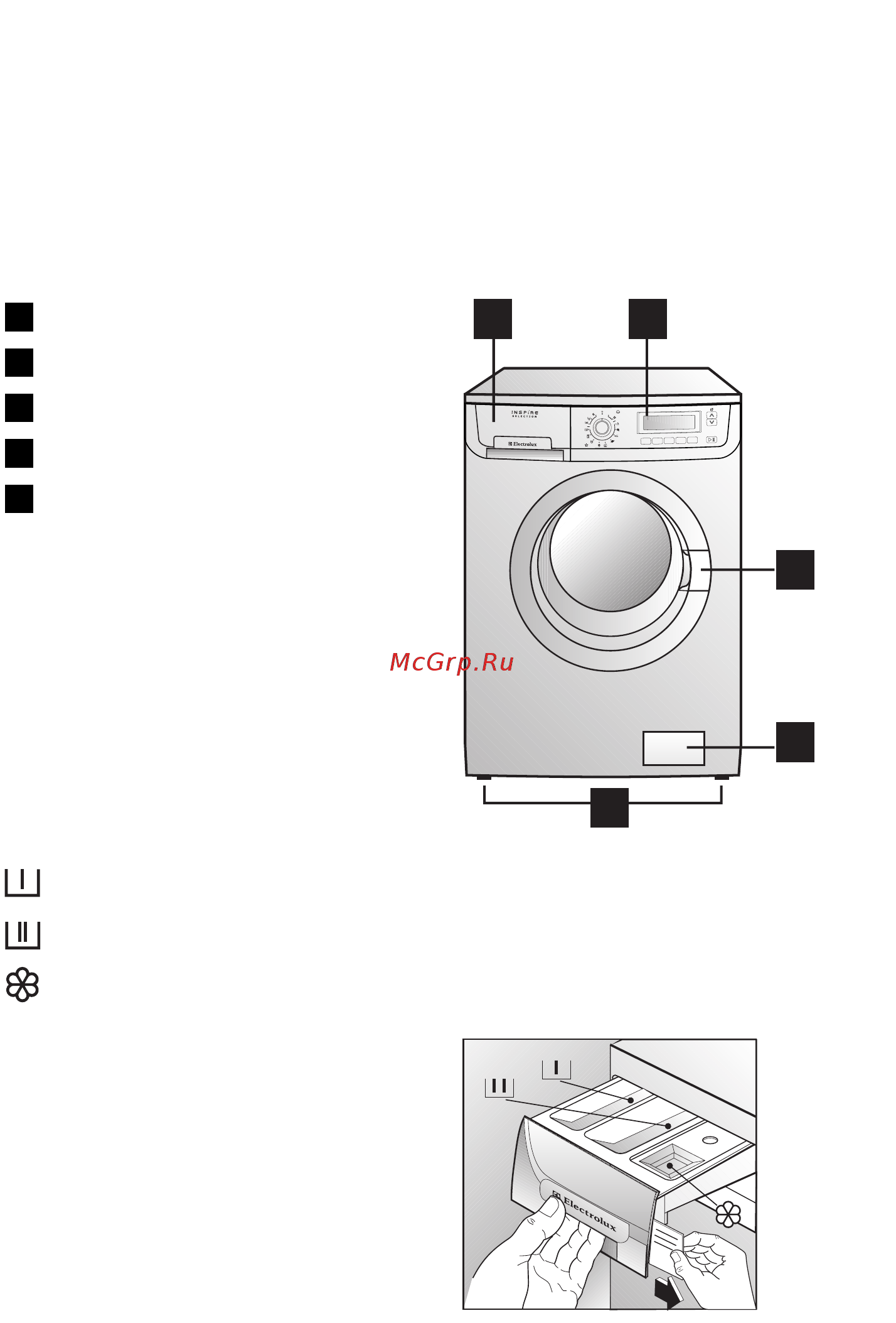 Electrolux EWW 16781 W [8/49] Описание машины