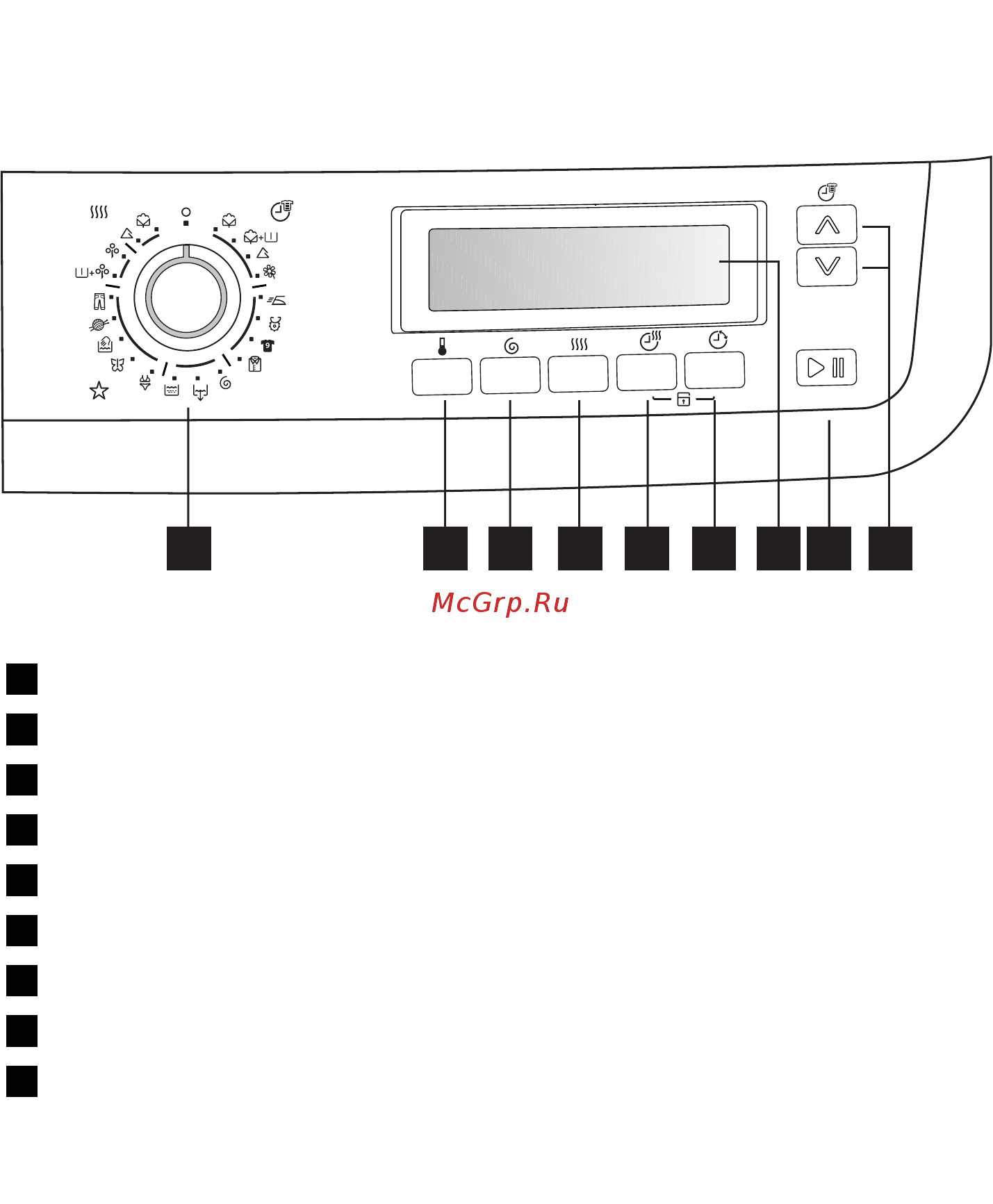 Electrolux EWW 16781 W [9/49] Панель управления