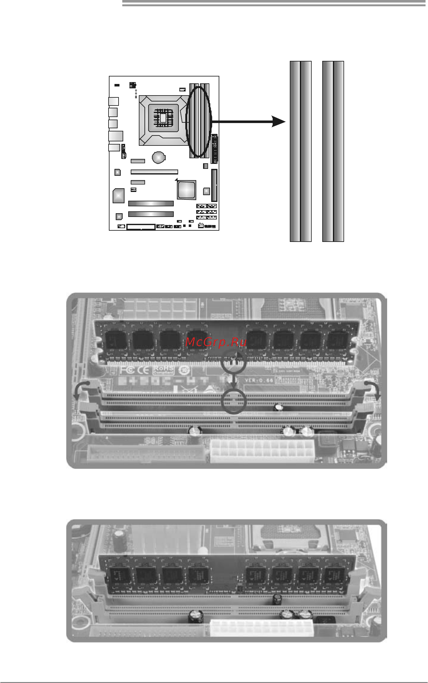 Biostar TP55 Версия 6.x [10/59] A memory modules
