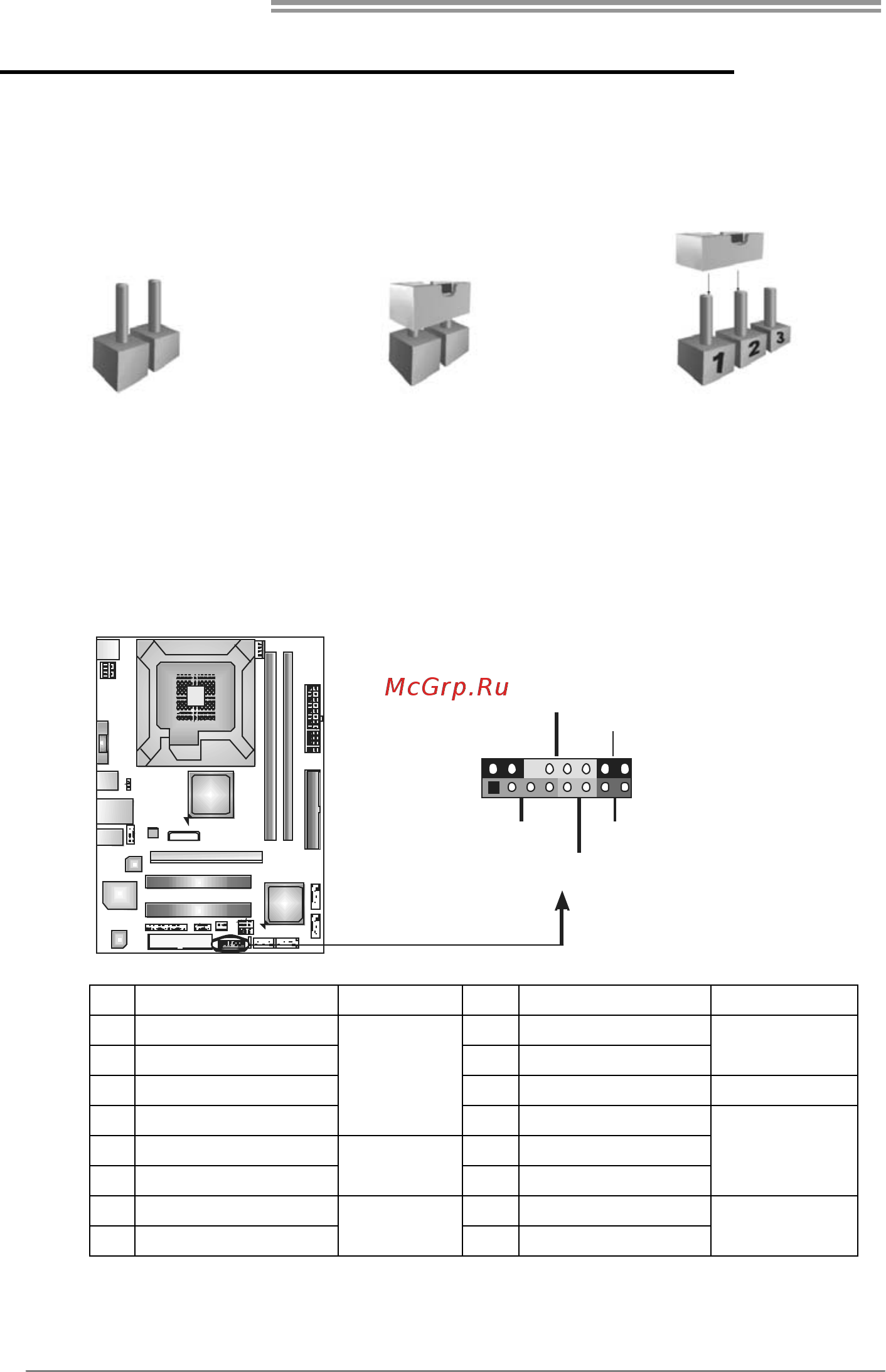Biostar G31-M7 TE Версия 6.7/6.8 [14/47] Chapter 3 headers jumpers setup