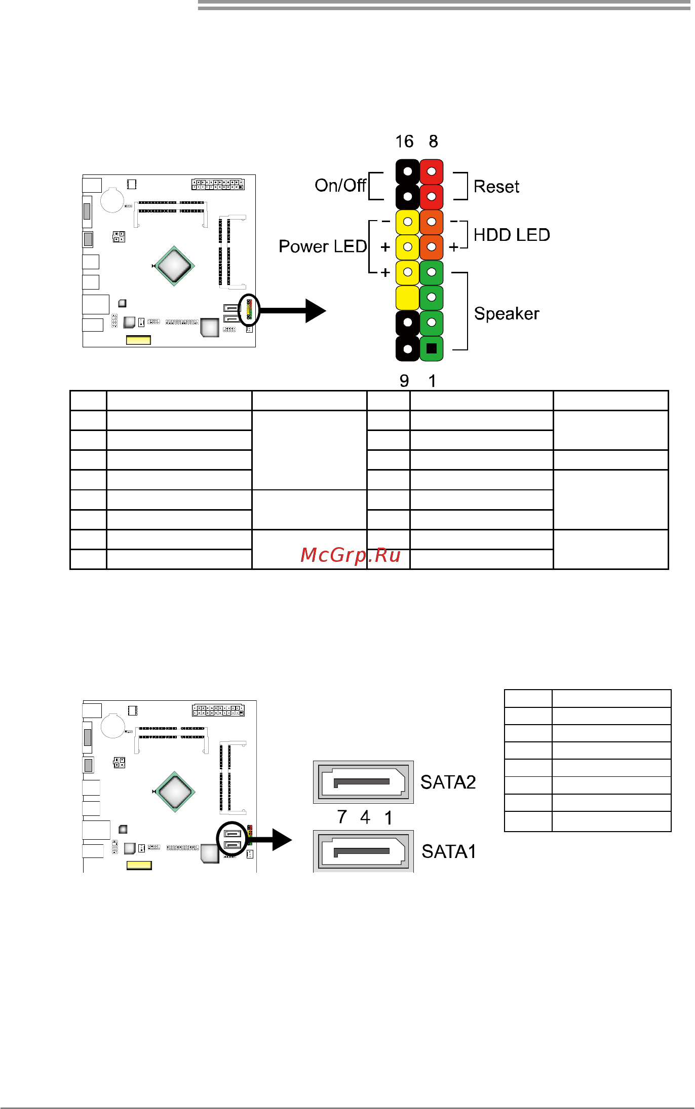 Biostar J1800NH2 Версия 6.1 [12/33] Panel1 front panel header