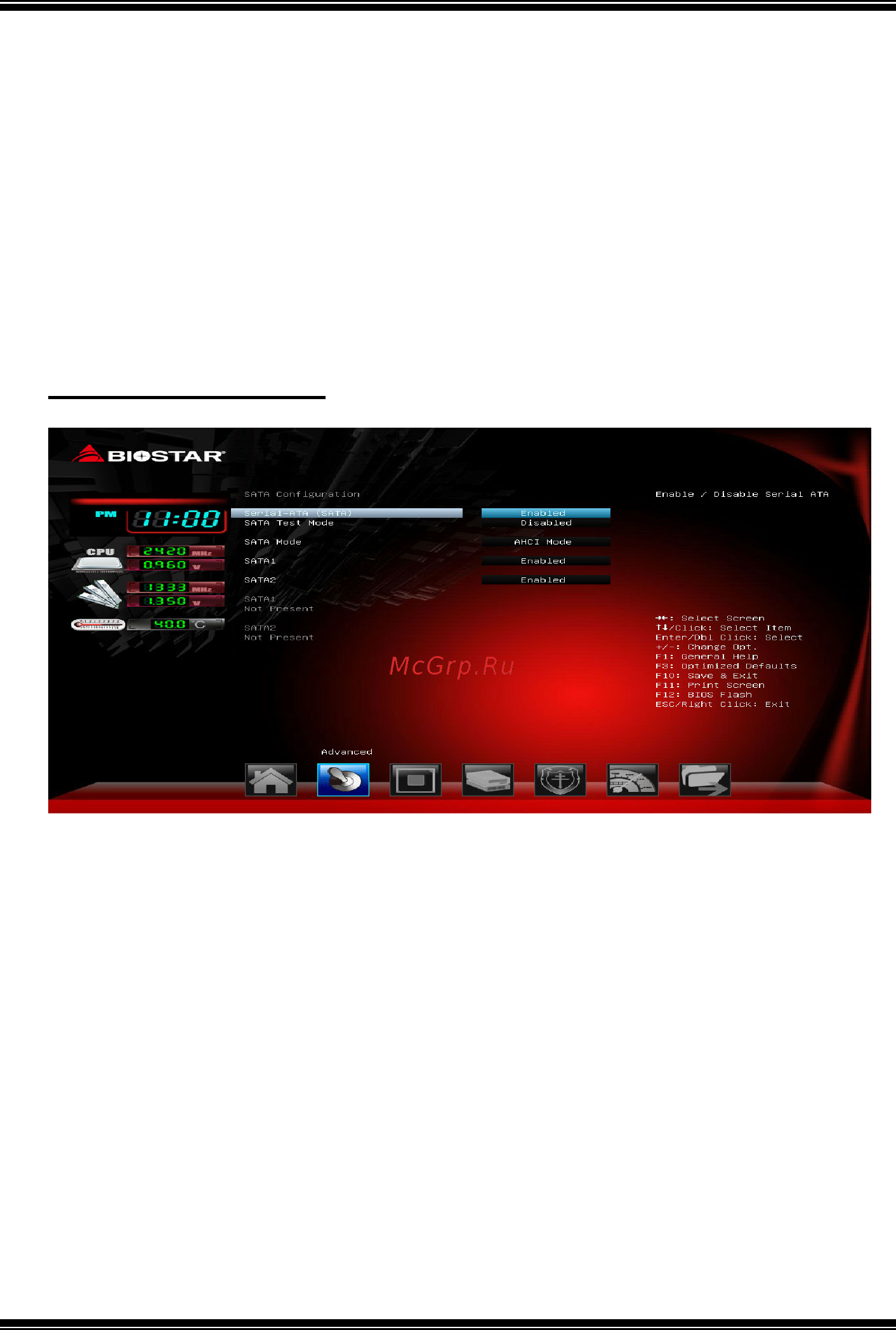 Biostar J1800NH2 Версия 6.1 [11/27] Sata configuration