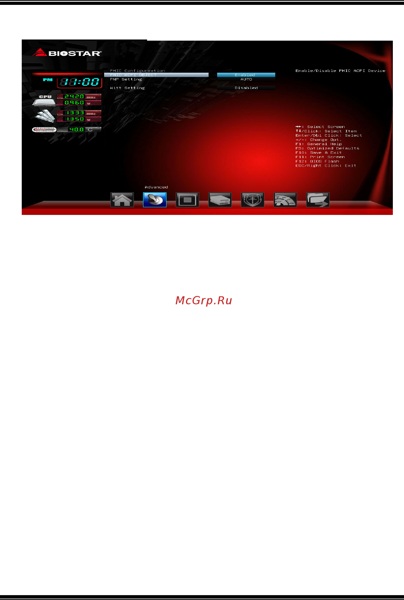Biostar J1800NH2 Версия 6.1 [12/27] System component