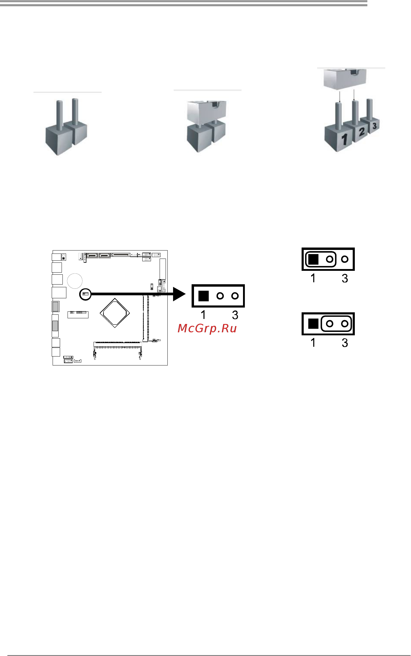 Biostar J1800TH Версия 6.x [9/36] Jumper setting