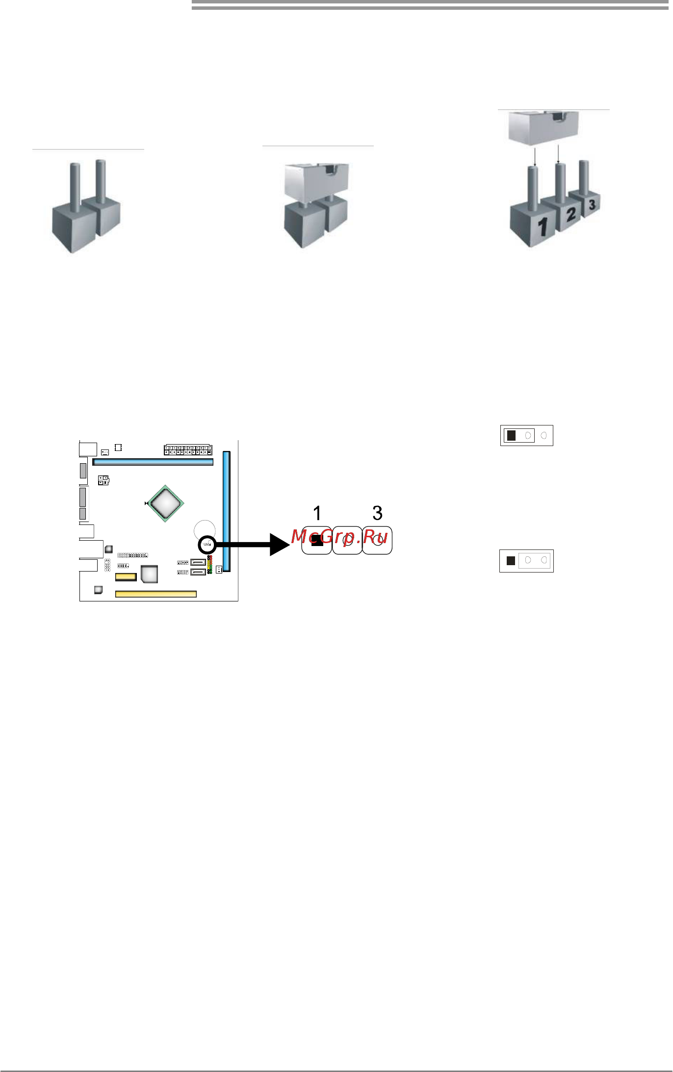 Biostar J1800MH Версия 7.x [10/33] Jumper setting