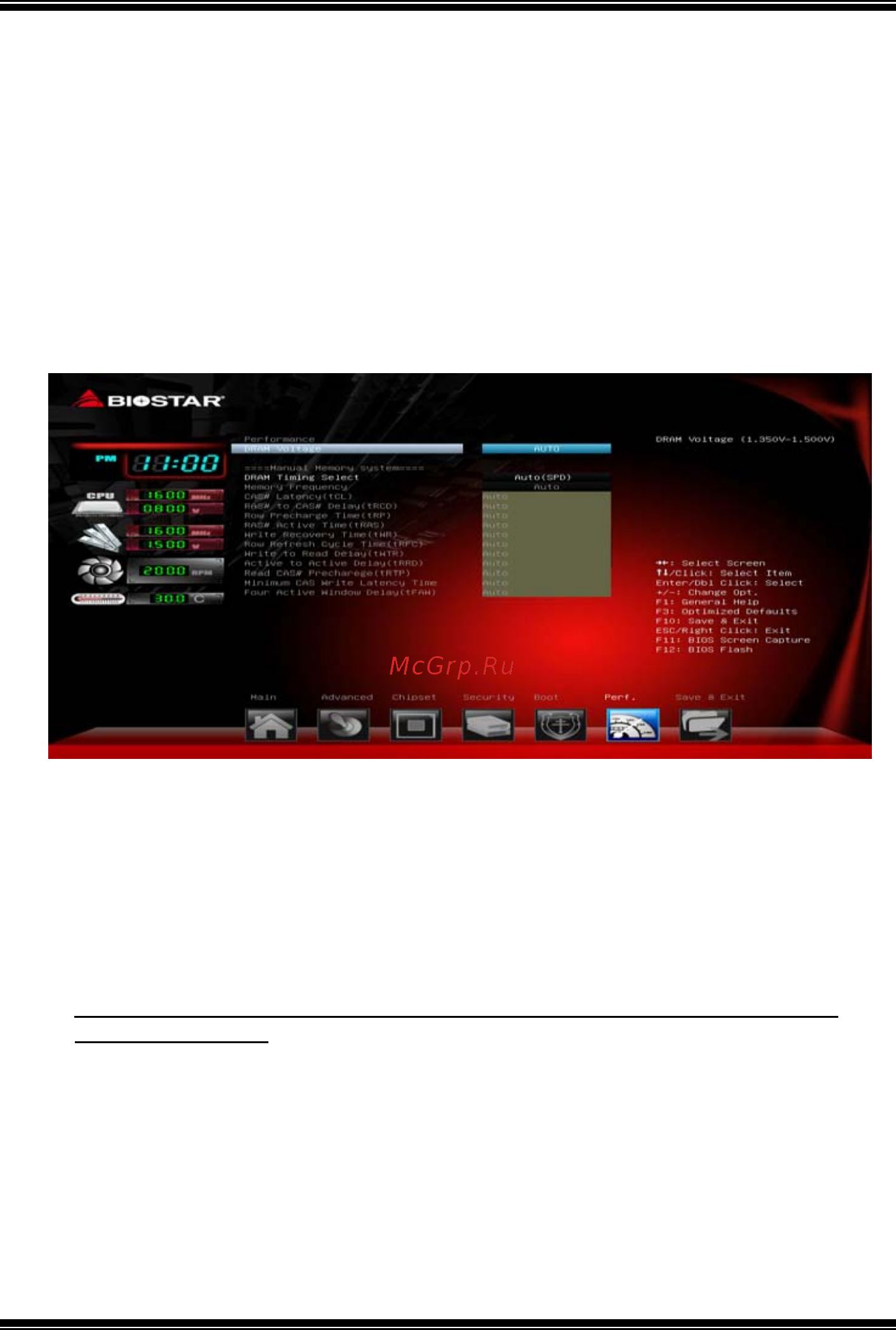 Biostar N3150MP Версия 6.x [24/26] Performance menu