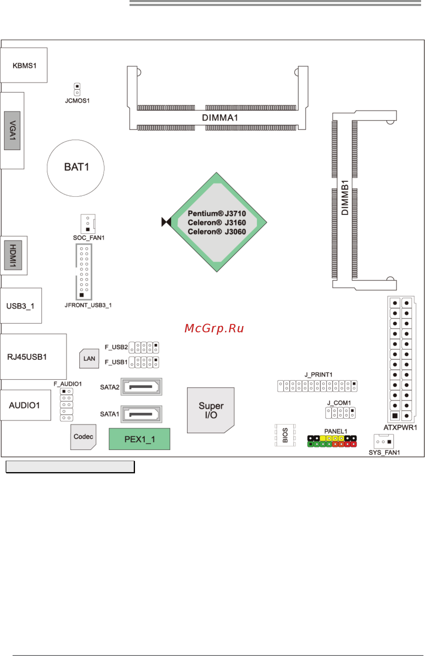 Biostar J3060NH Версия 6.x [6/31] Motherboard manual