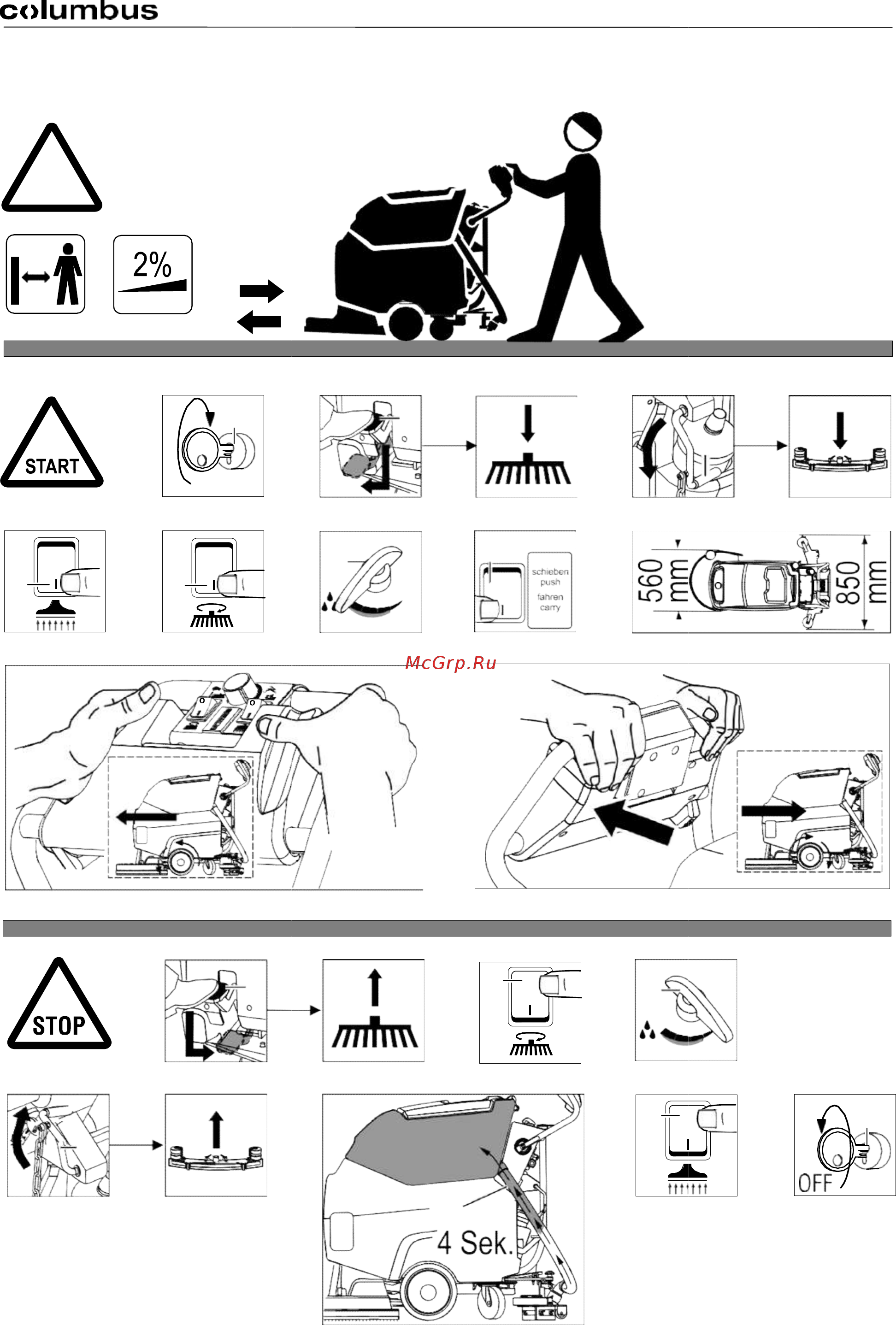 Columbus RA 43 BM40 Руководство пользователя онлайн [16/26] 547428