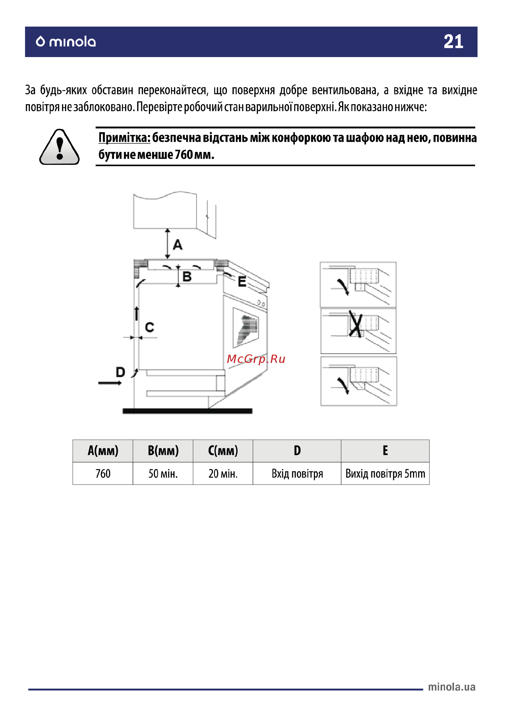 Minola MVH 6033 GBL Инструкция по эксплуатации онлайн [21/67] 547538