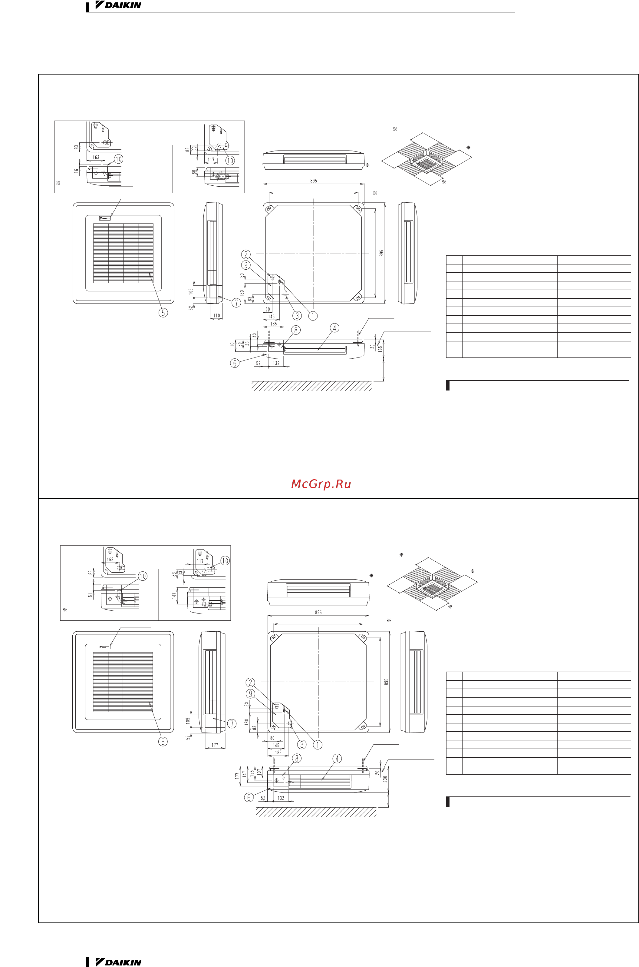 Daikin REYQ48MY1B [169/206] Ø15 9