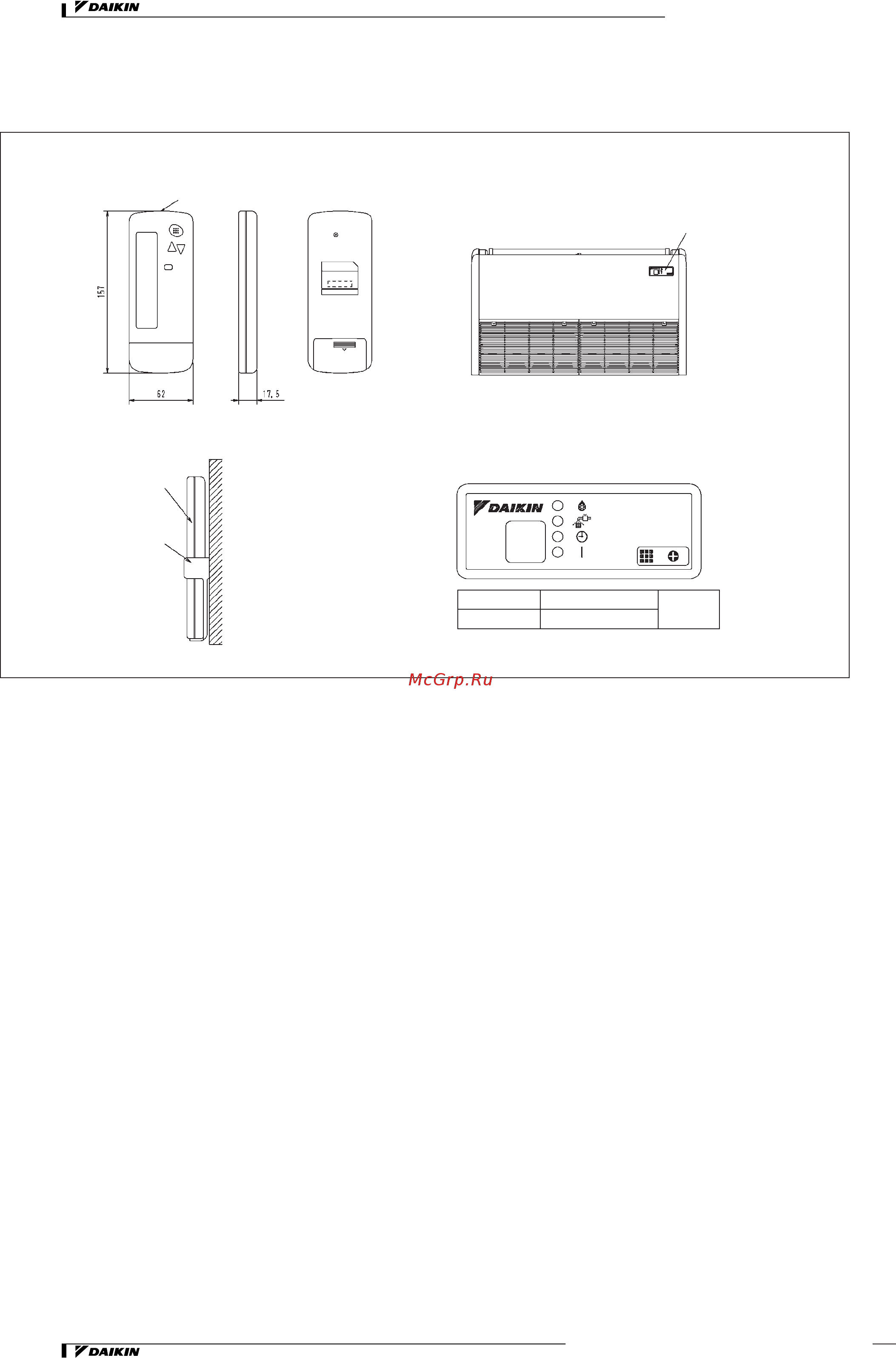 Daikin REYQ8MY1B [200/206] Инфракрасный пульт дистанционного управления brc7e63w 66