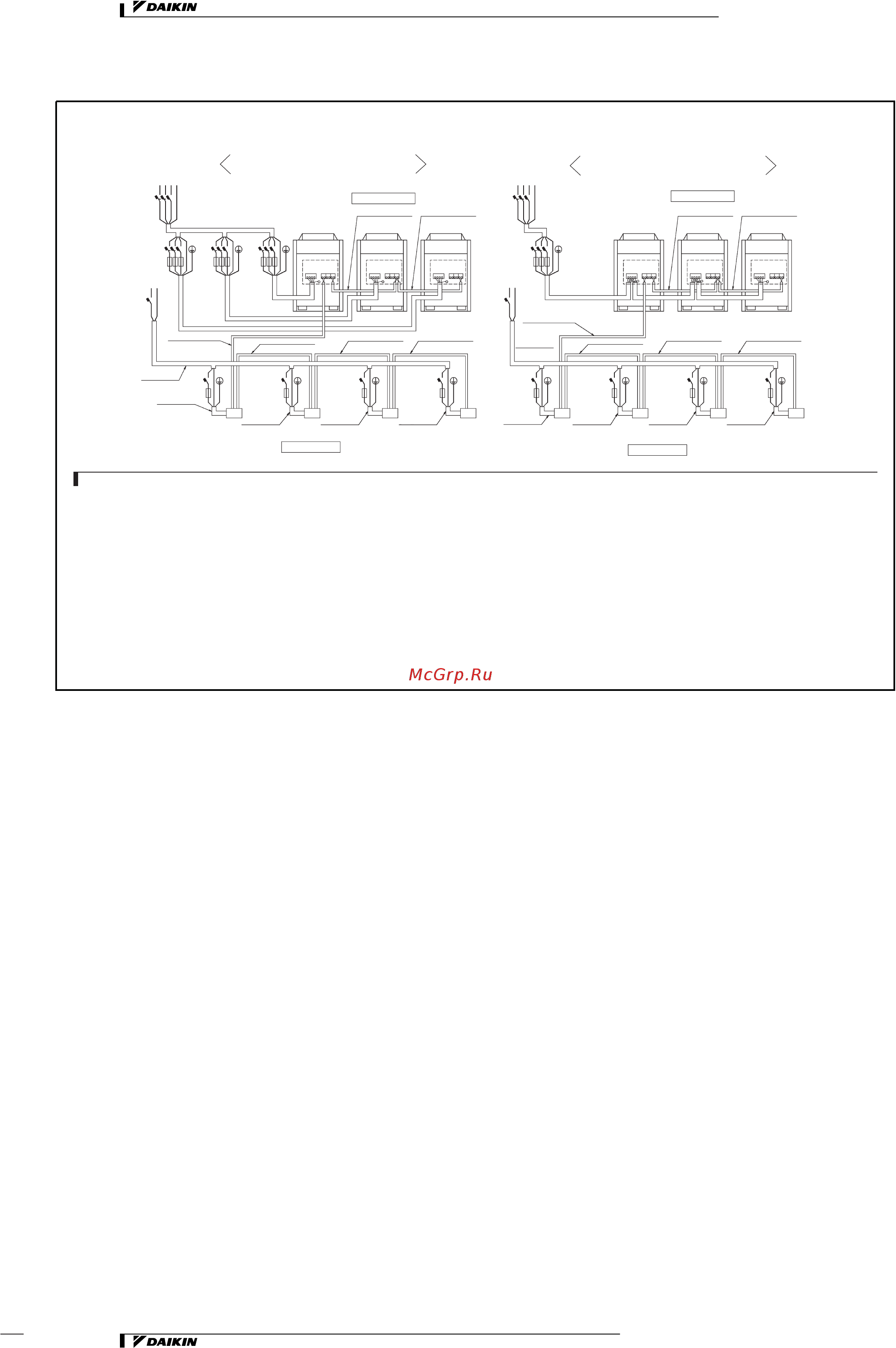 Daikin REYQ36MY1B [61/206] Схемы электрических соединений