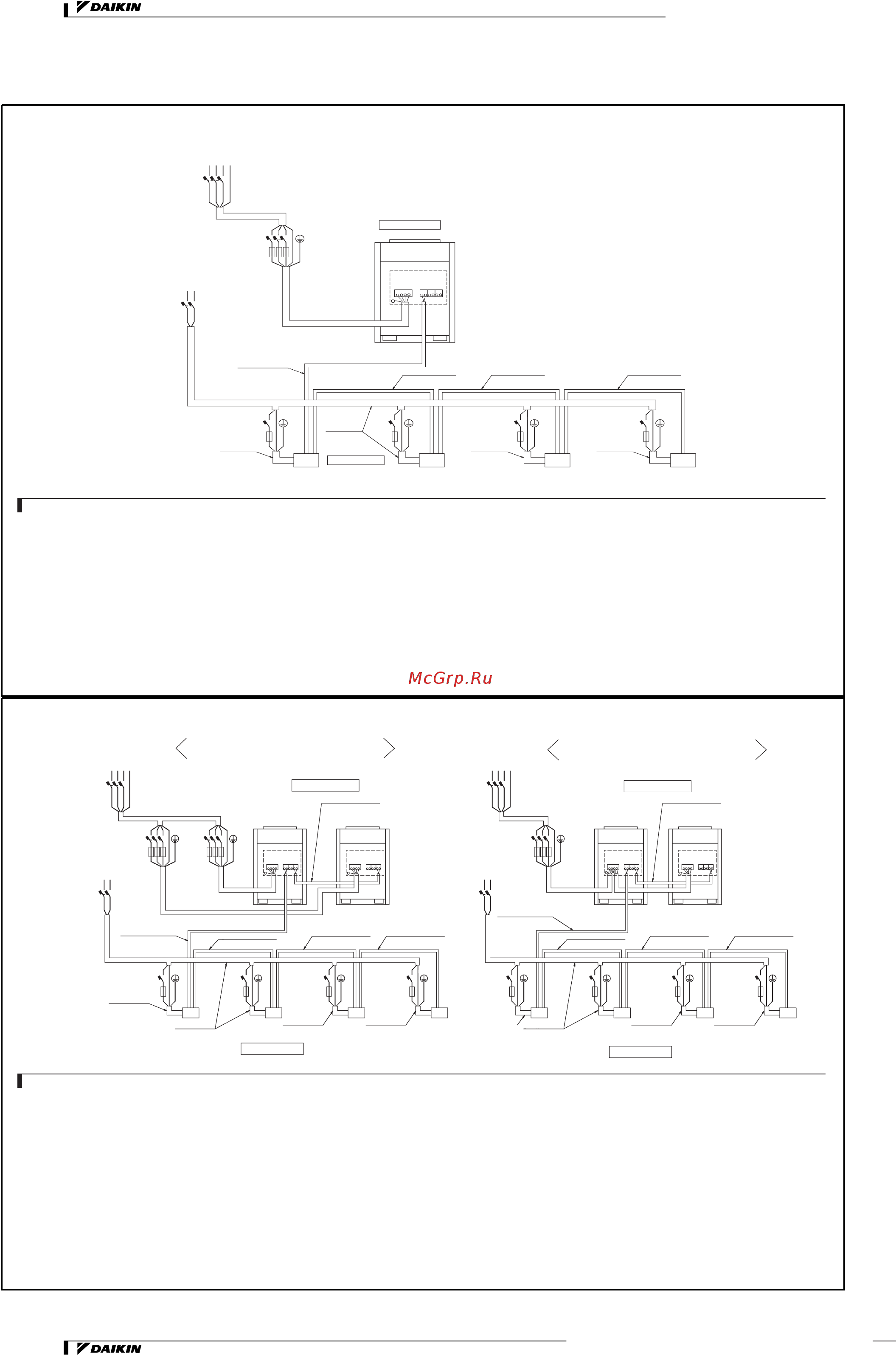 Daikin REYQ36MY1B [86/206] Схемы электрических соединений