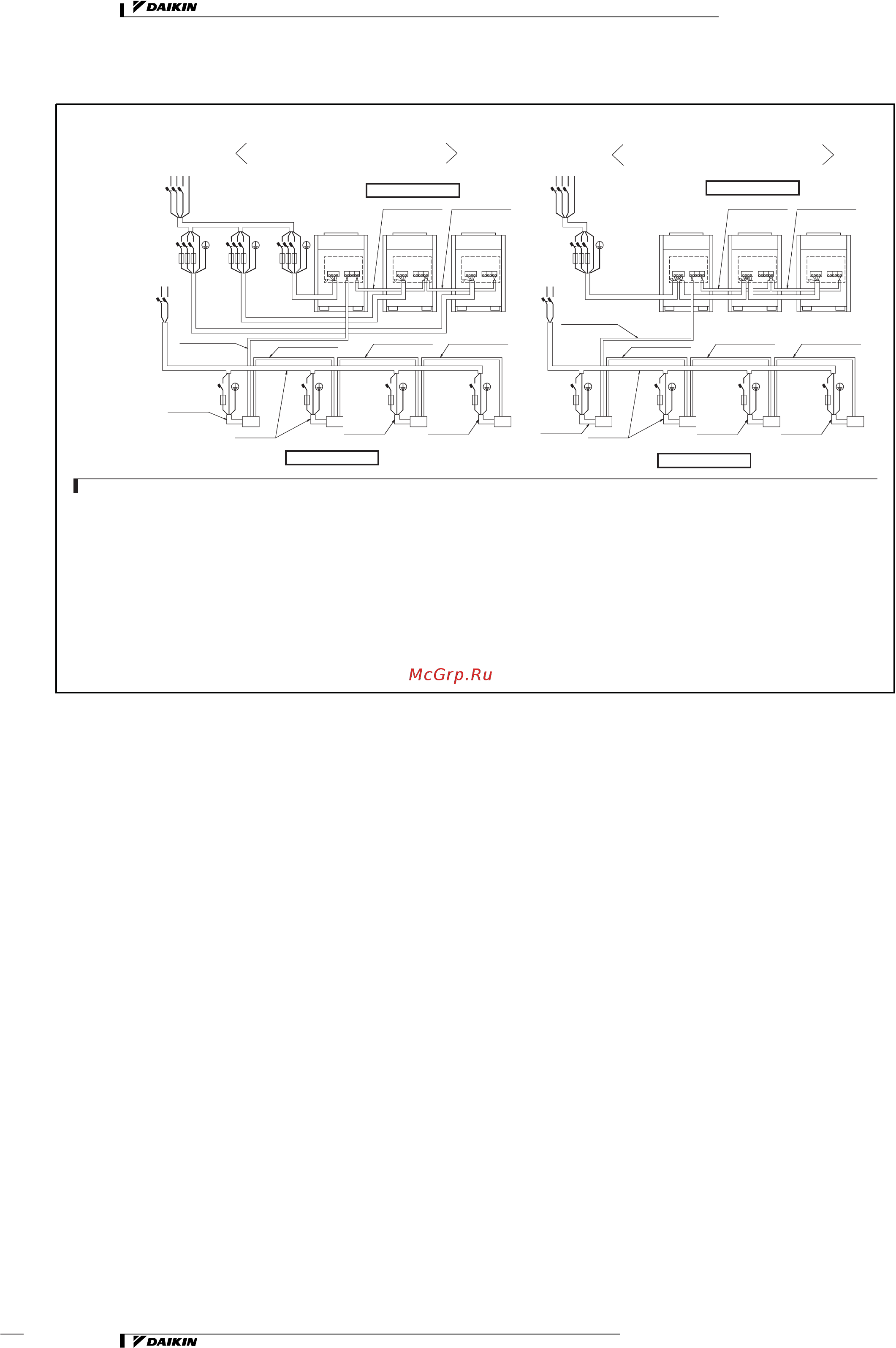 Daikin REYQ12MY1B [87/206] Схемы электрических соединений