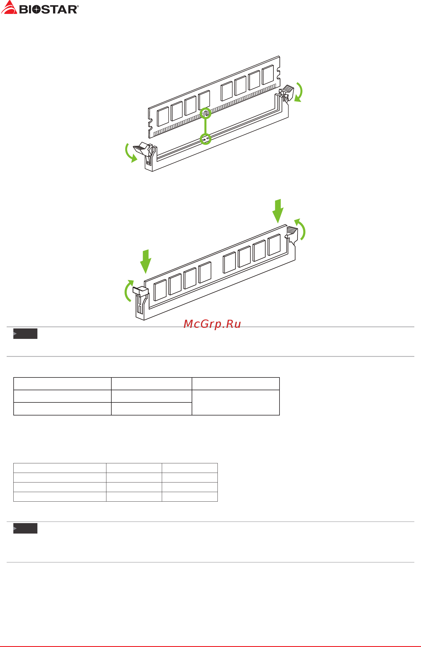 Biostar B450MHC Версия 6.x [12/68] Dual channel memory installation