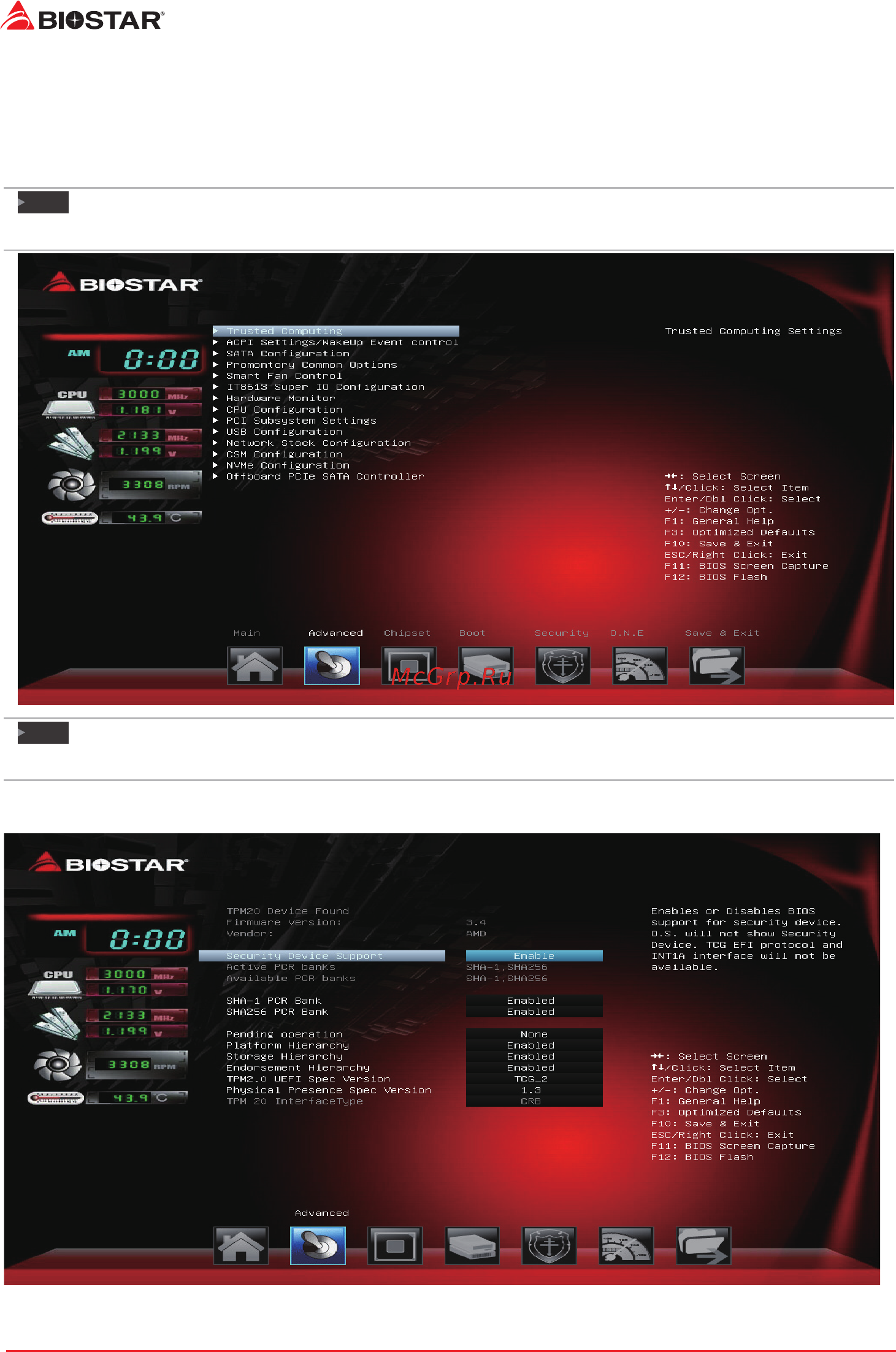 Biostar B450MH Версия 6.3 [8/34] 2 advanced menu