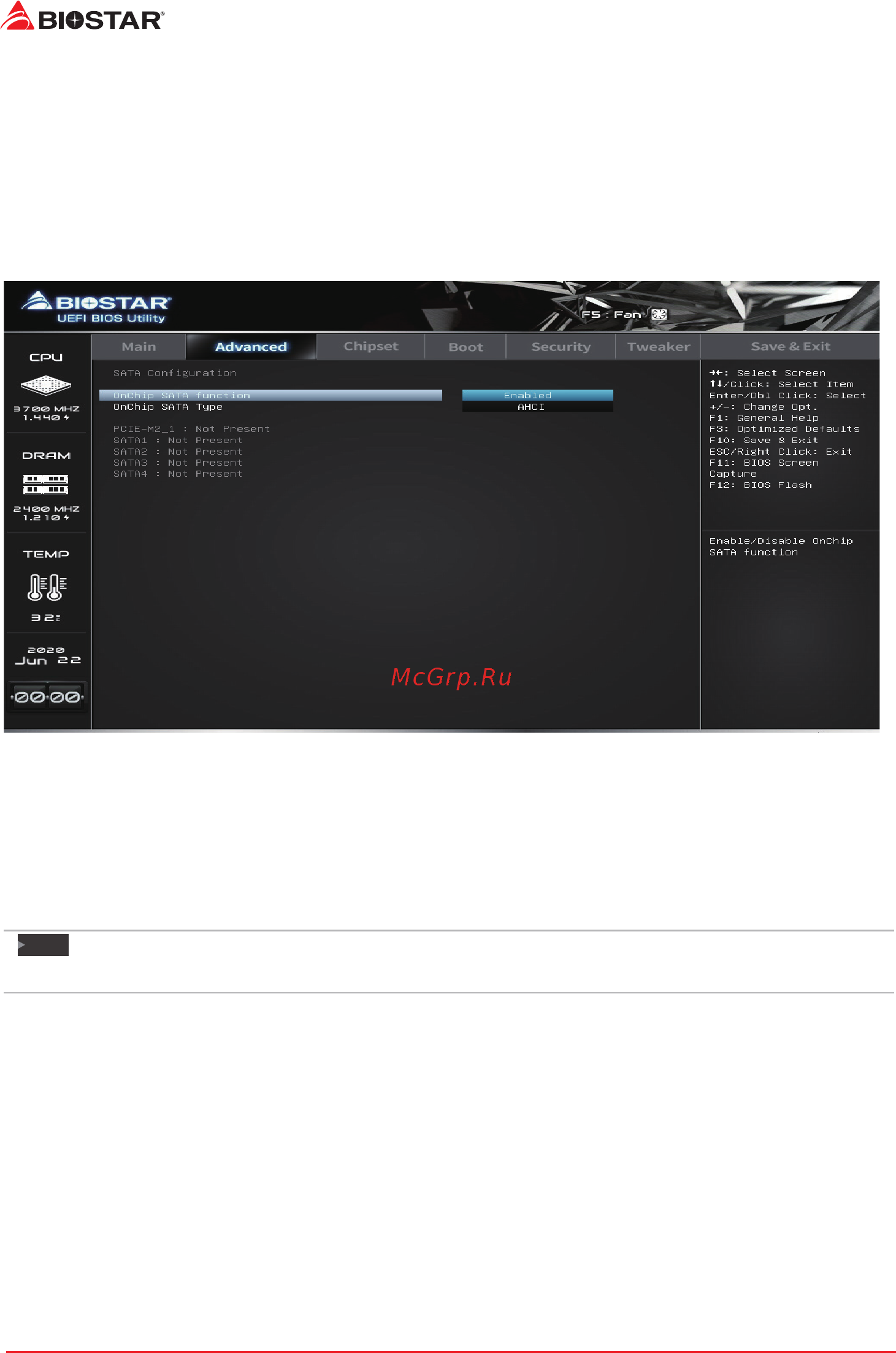 Biostar A32M2 Версия 6.0 [12/35] Sata configuration