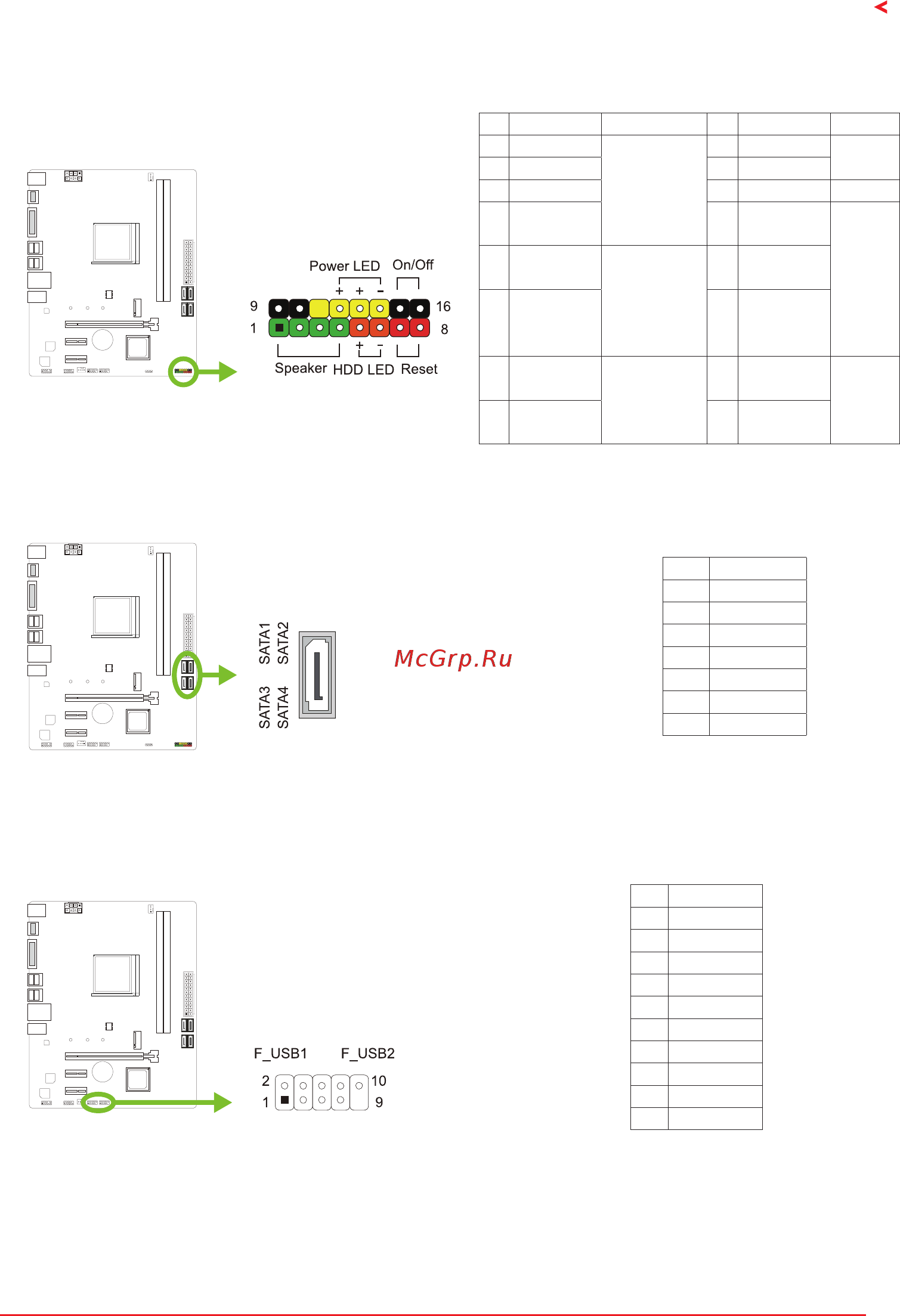 Biostar A32M2 Версия 6.0 [51/93] F_usb1 f_usb2 전면 패널 usb 2 0 포트용 헤더