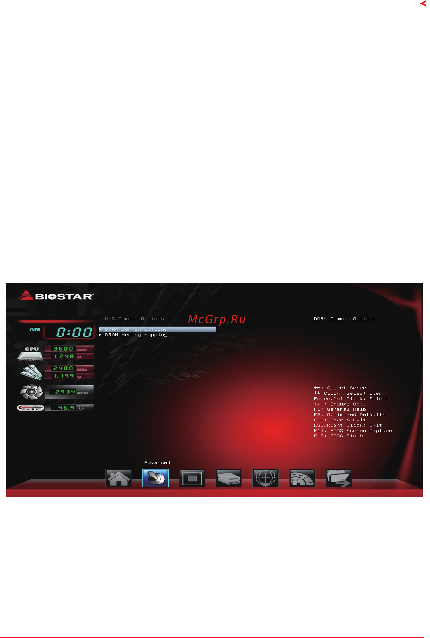 Biostar TA320-BTC Версия 6.x [11/39] Umc common options