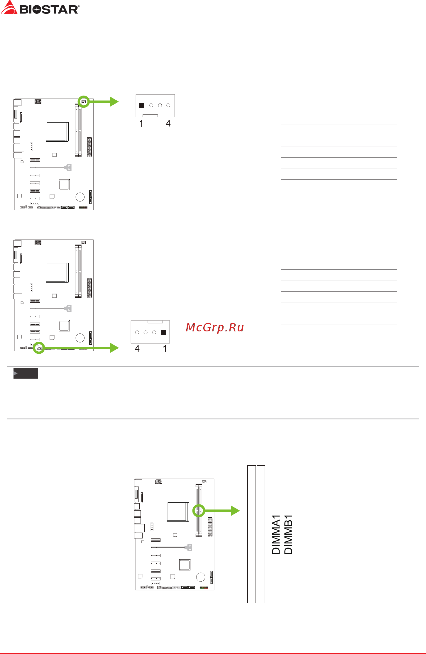 Biostar TA320-BTC Версия 6.x [10/63] Connect cooling fans