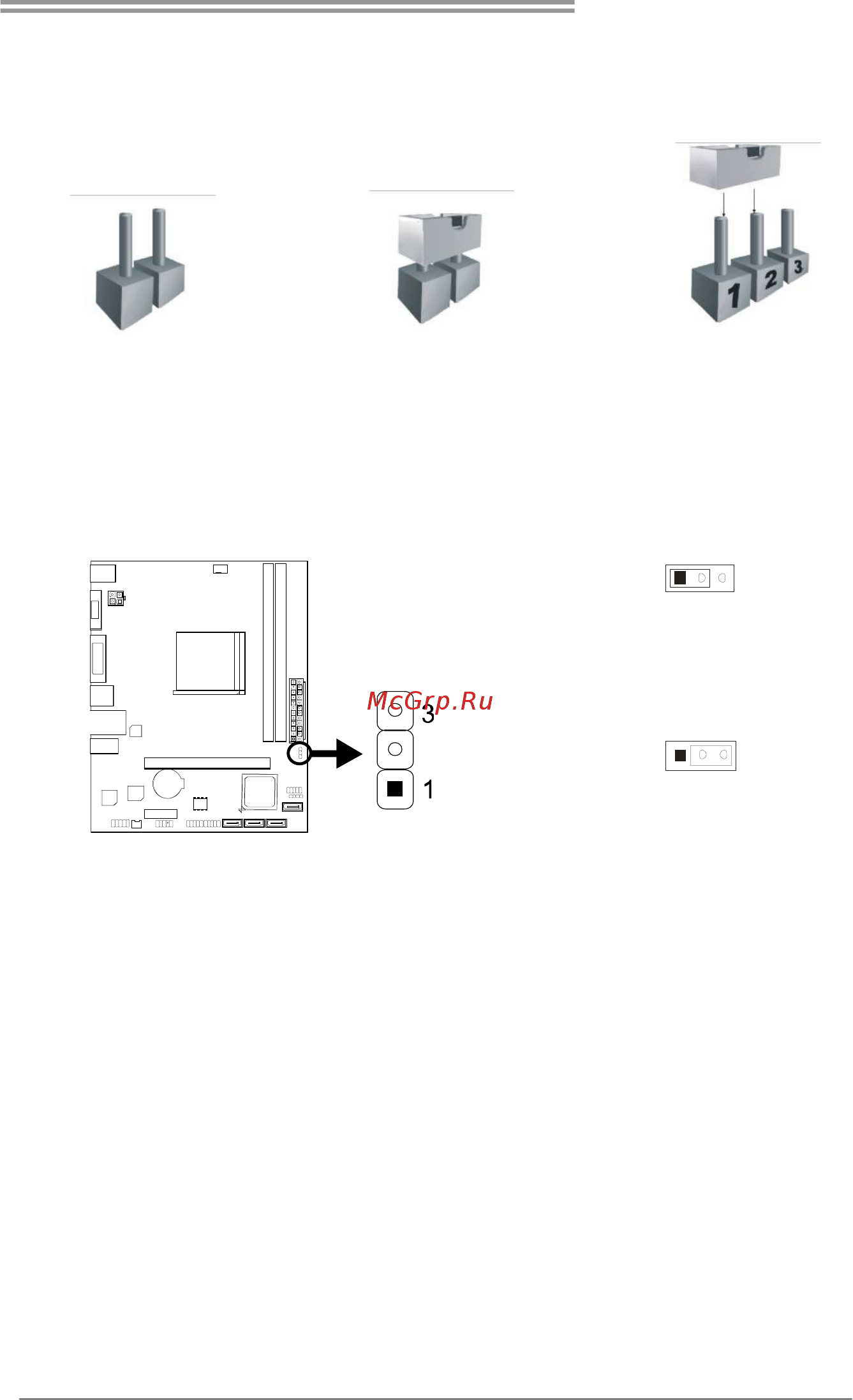 Biostar A58MD Версия 8.1 [13/49] Jumper setting