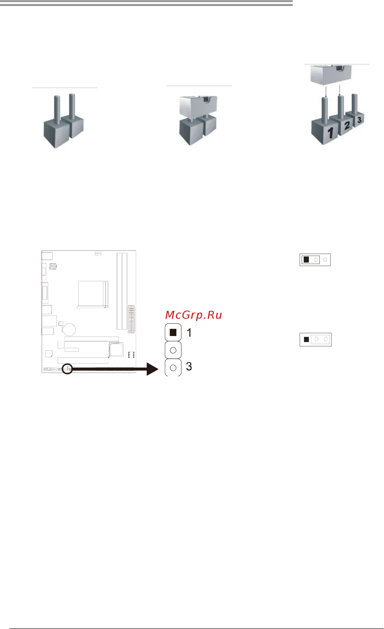 Biostar A58MDP Версия 6.4 [13/49] Jumper setting