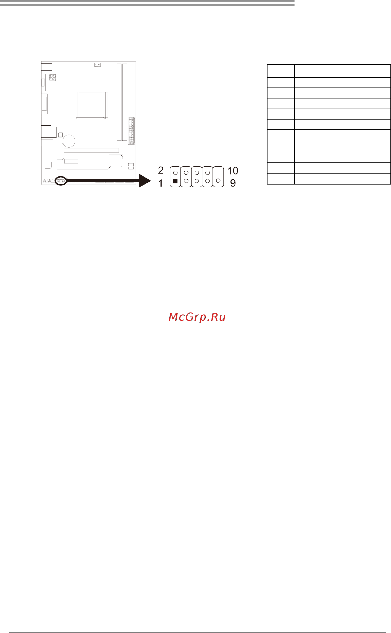 Biostar A58MDP Версия 6.4 [17/49] J_com1 serial port connector