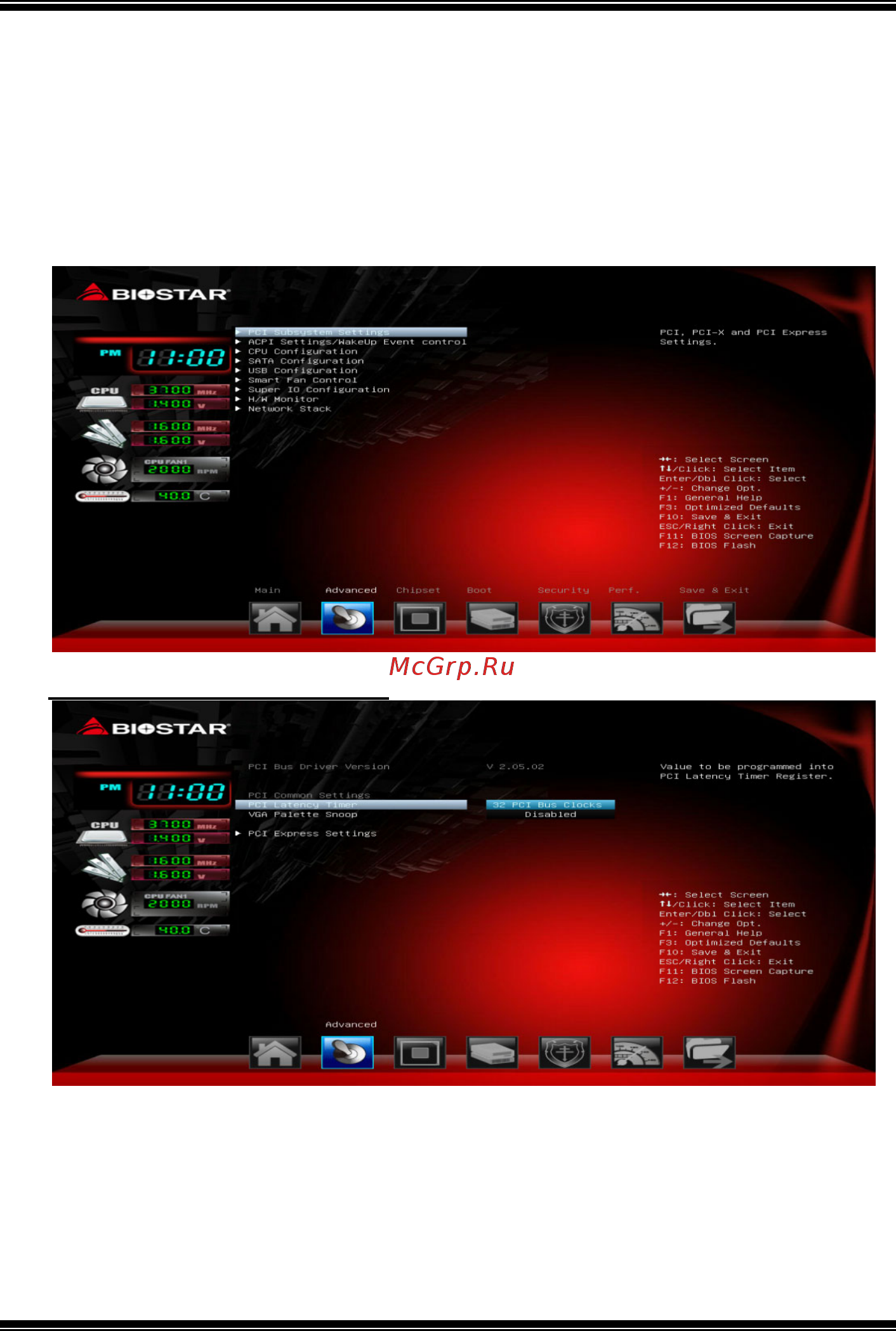 Biostar A58ML2 Версия 7.0/7.2 [5/32] Advanced menu