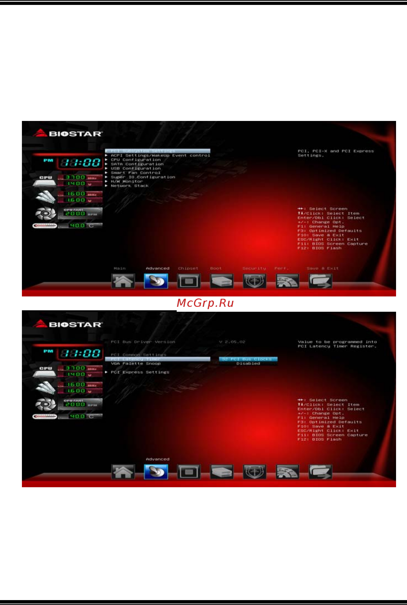 Biostar A68MLP Версия 7.4 [5/32] Pci subsystem settings