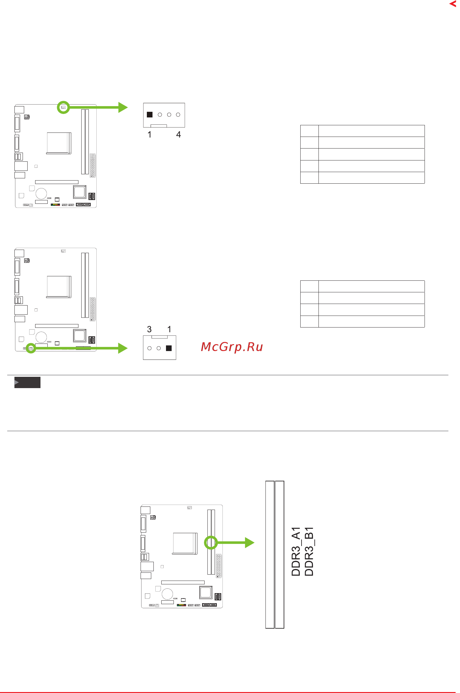 Biostar A68MDE Версия 7.x [9/59] Connect cooling fans