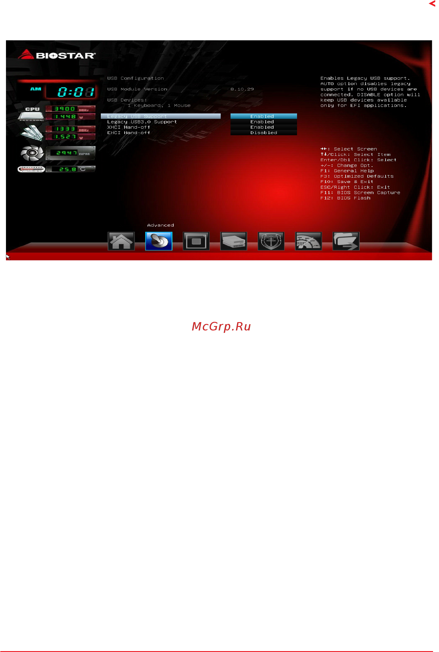 Biostar A70MD PRO Версия 6.x [13/33] Usb configuration