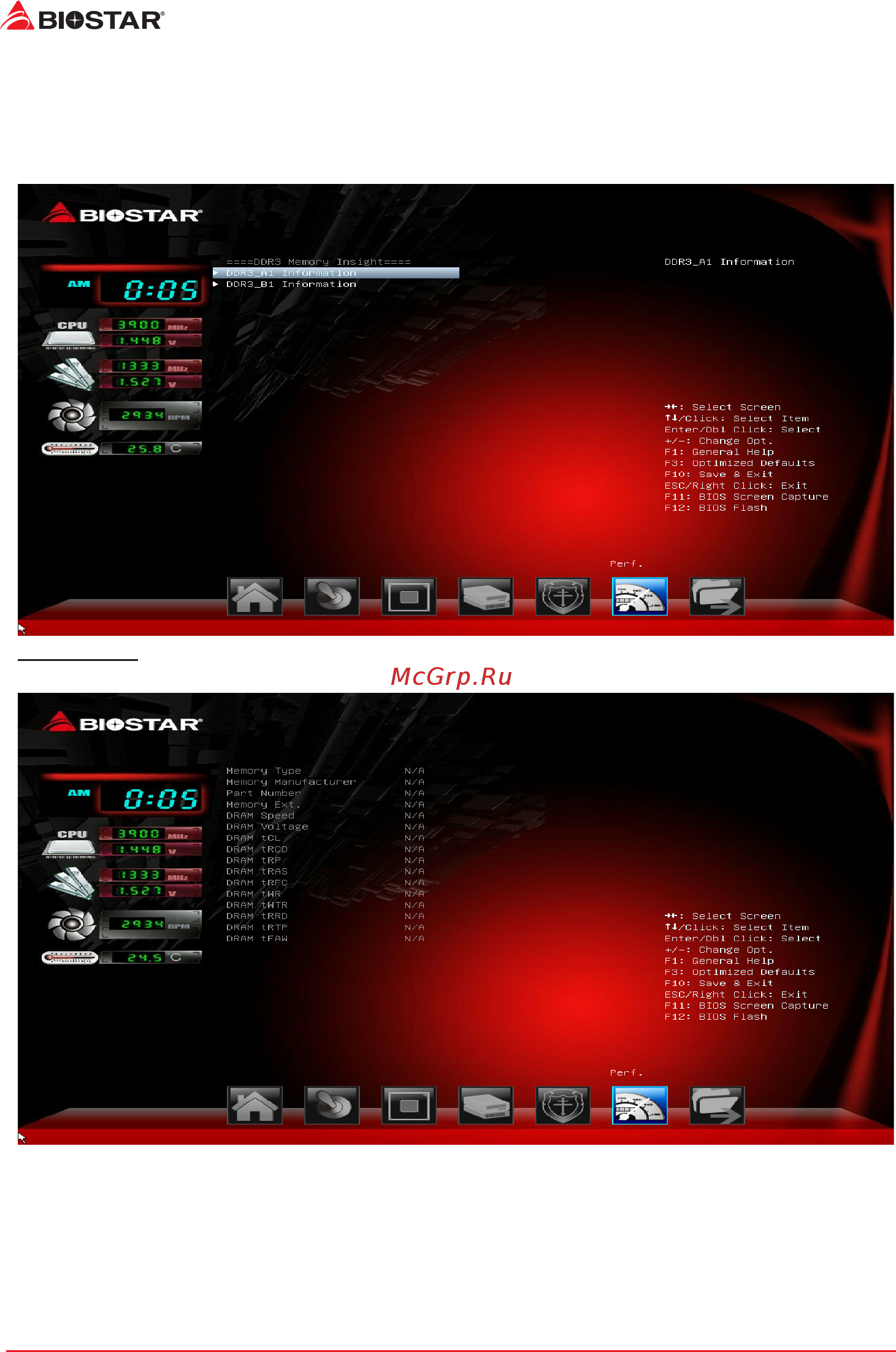 Biostar A70MD PRO Версия 6.x [32/33] Biostar memory insight