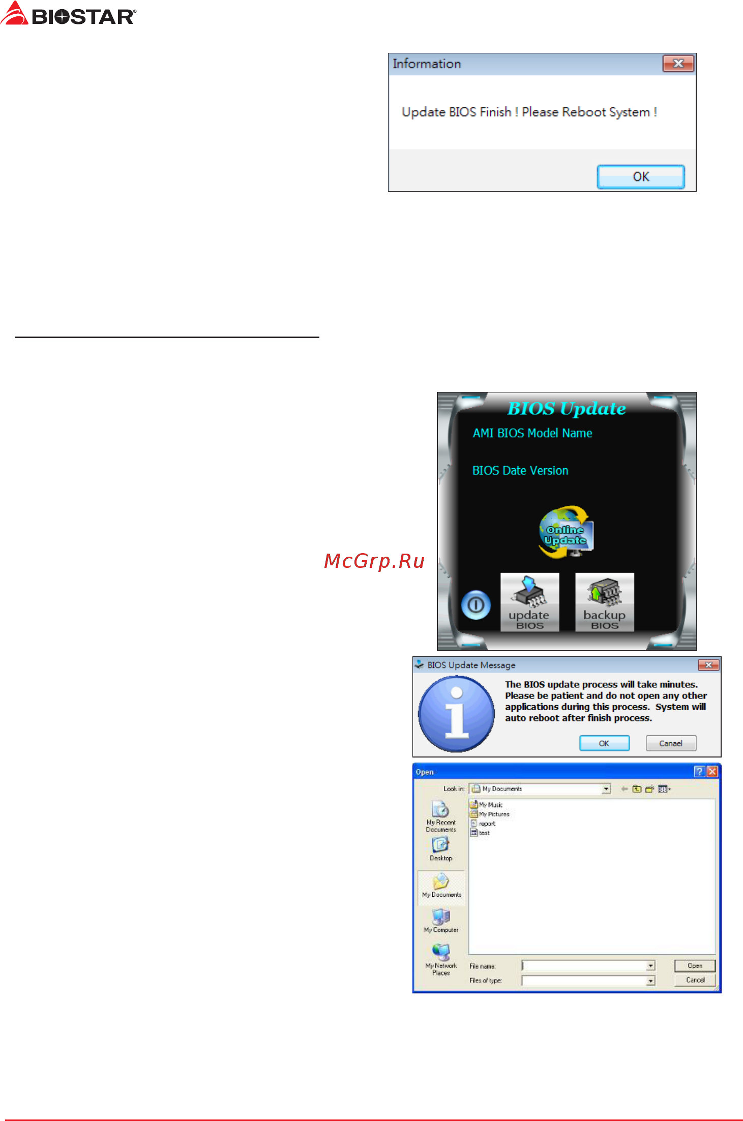Biostar A70MD PRO Версия 6.x Инструкция BIOS онлайн [4/33] 547595