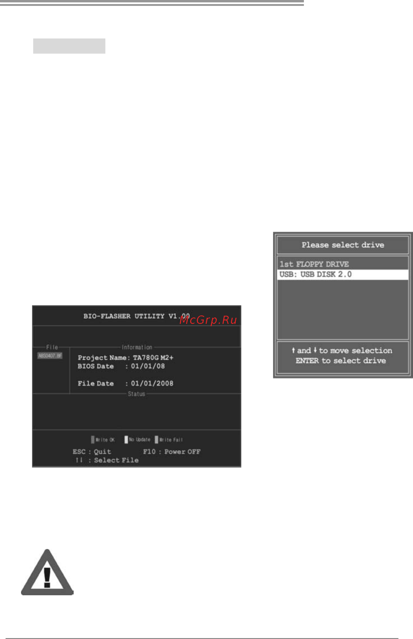 Biostar A880G+ Версия 6.x [29/49] Bio flasher
