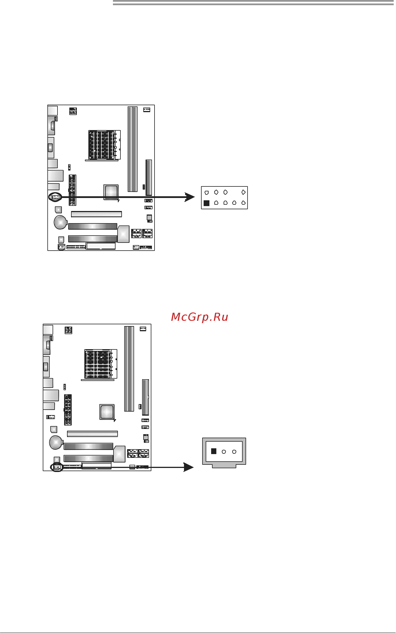 Biostar MCP6P3 Версия 6.x [18/47] F_audio1 front panel audio header