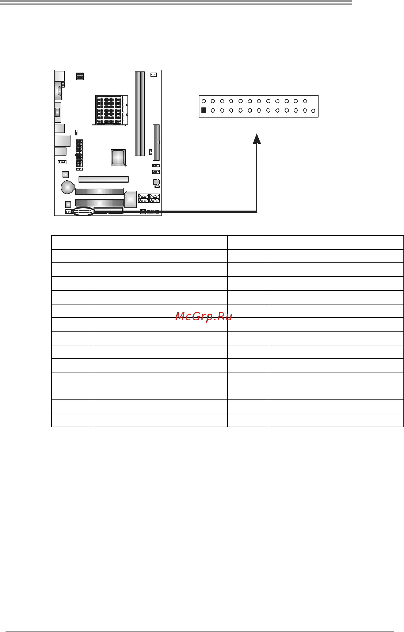 Biostar MCP6P3 Версия 6.x [19/47] J_print1 printer port connector