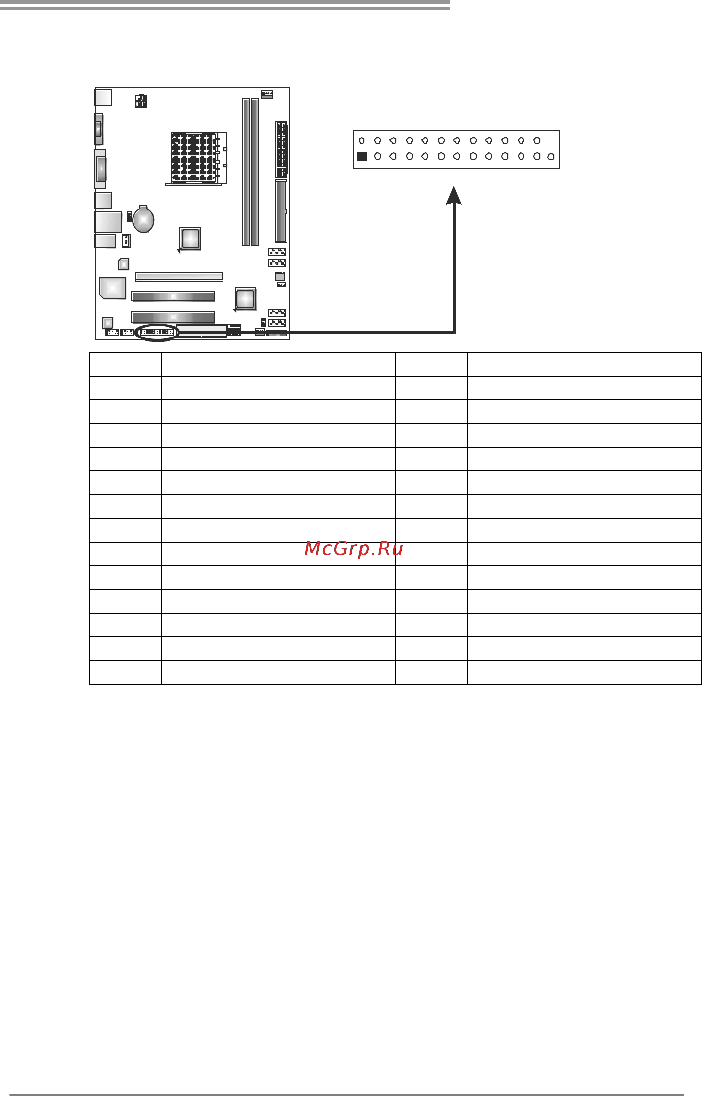 Biostar A780L3G Версия 6.x [19/49] J_print1 printer port connector
