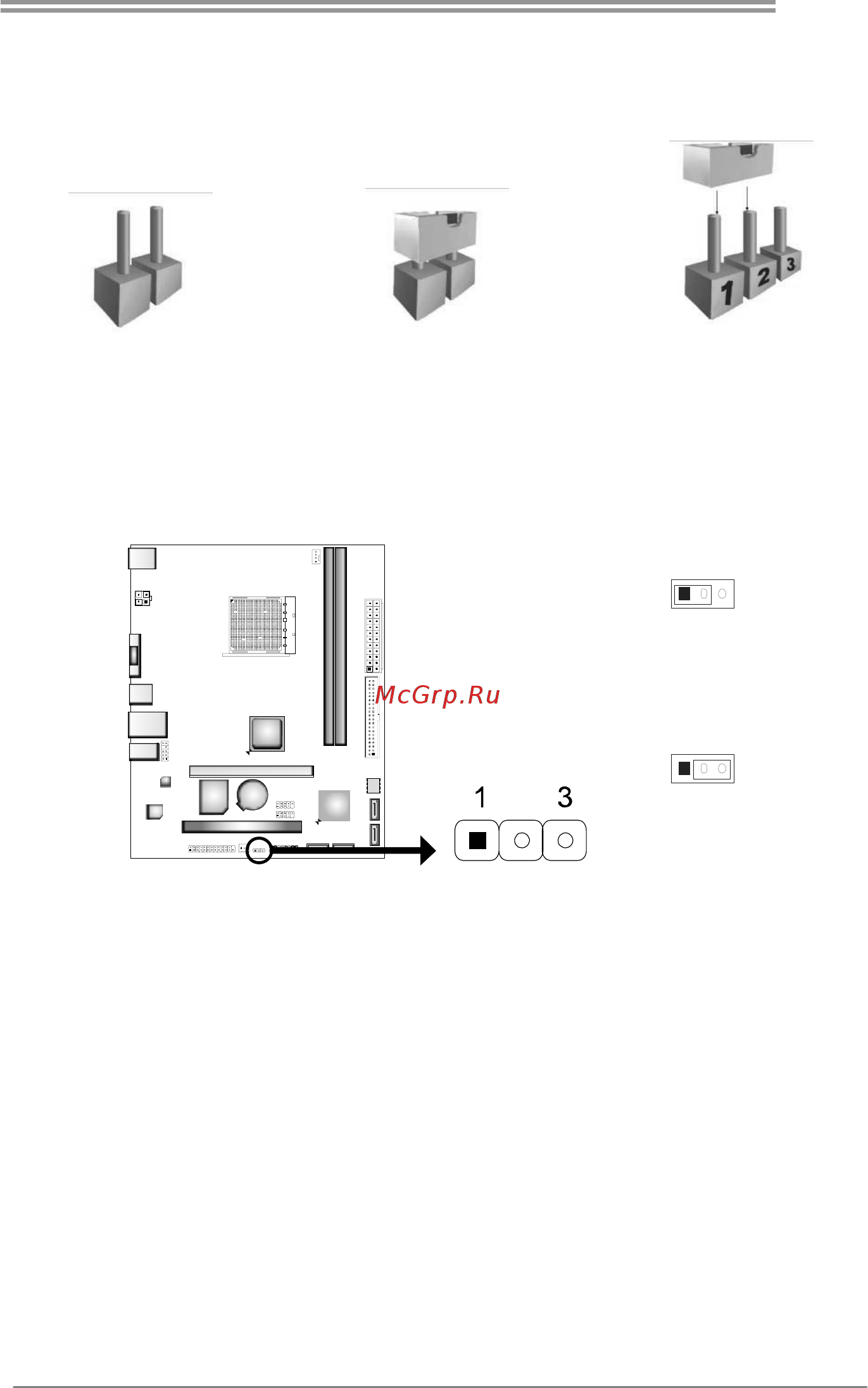 Biostar A780L3C Версия 7.2/7.3 [13/49] Jumper setting
