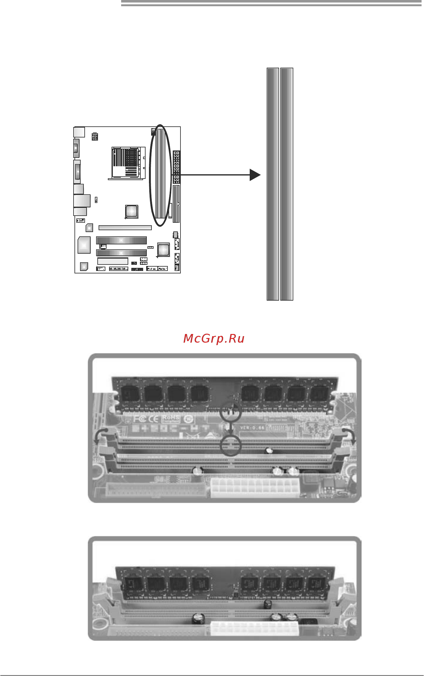 Biostar A780L M2L+ Версия 6.x [10/49] A memory modules