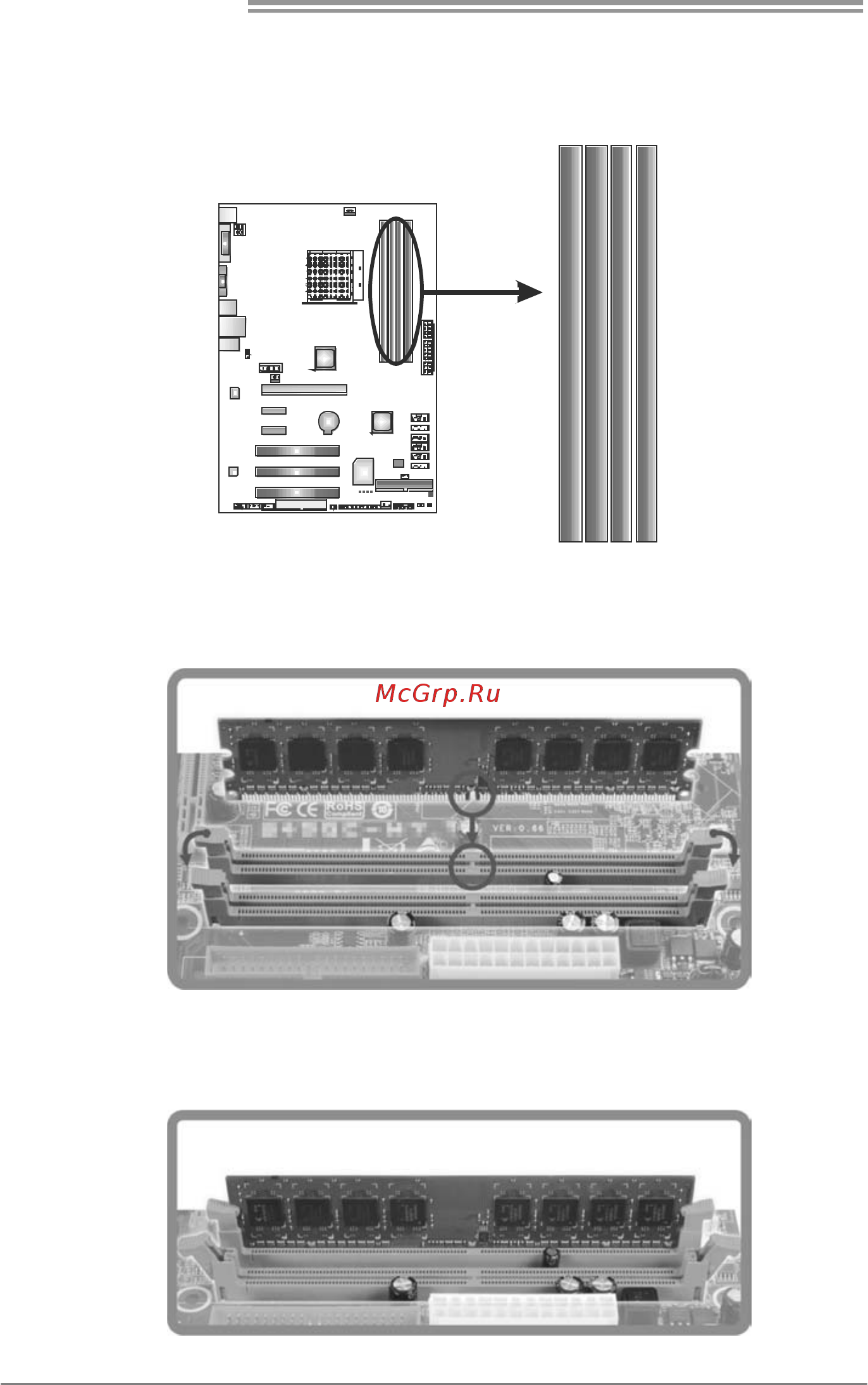 Biostar TA790GXBE Версия 6.x [10/65] A ddr2 modules