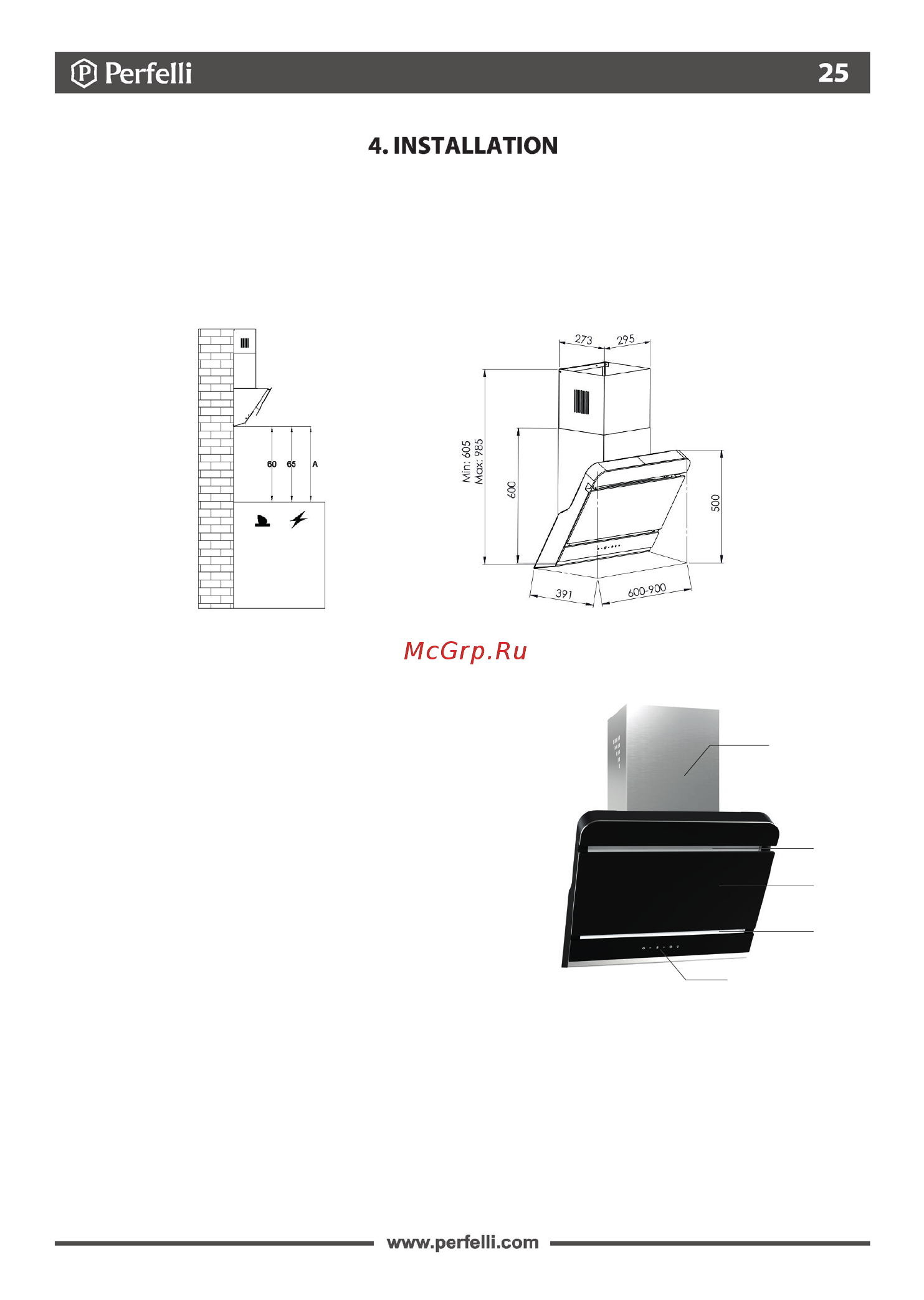 Perfelli DNS 9723 B 1100 BL LED Strip [25/32] Ріс 4 ріс 5