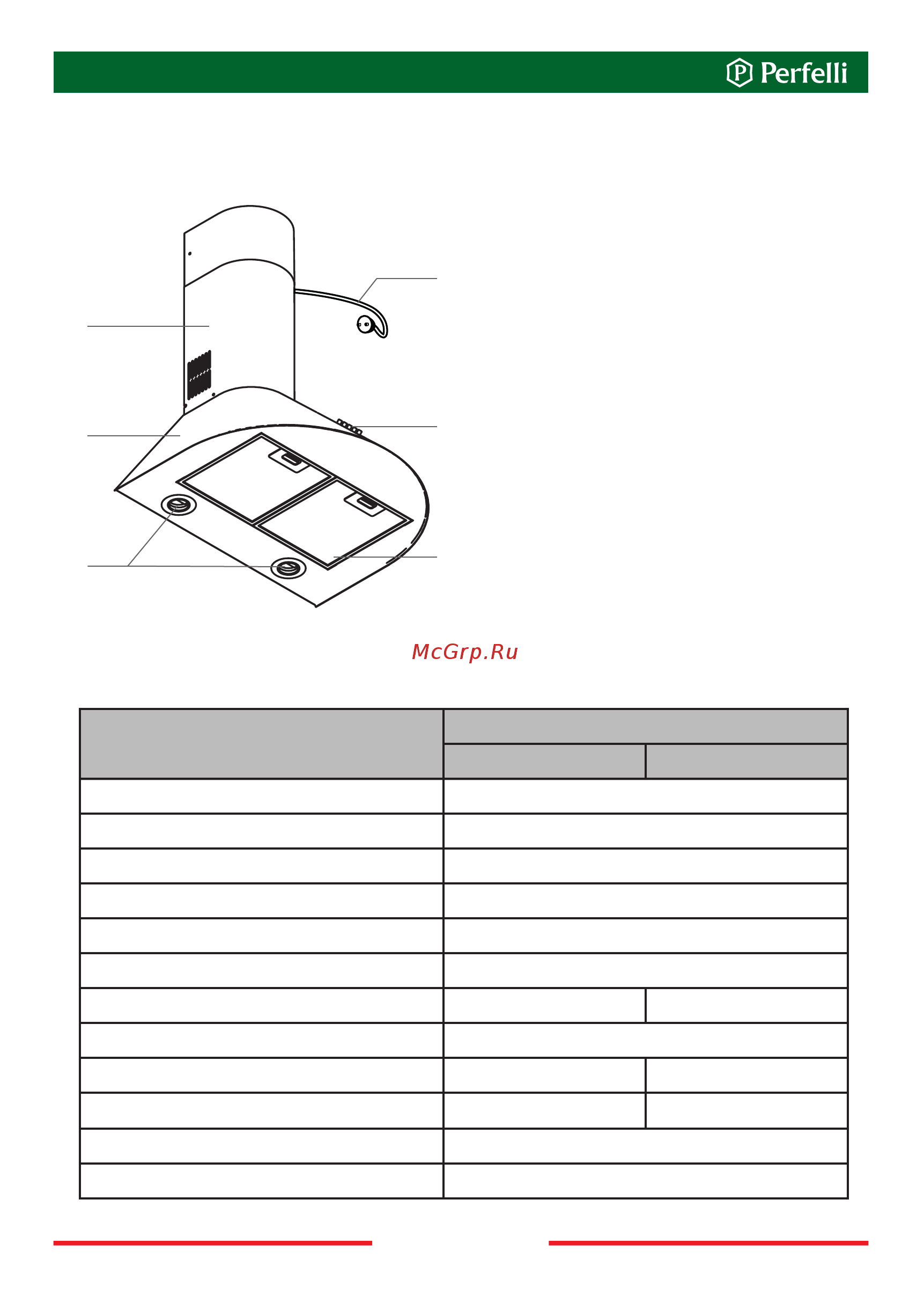 Perfelli KR 6412 BR LED [30/44] Описание прибора