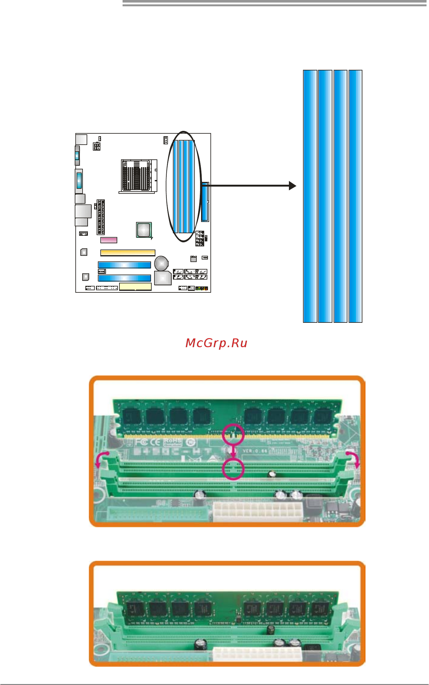 Biostar GF8200 M2+ Версия 6.x [10/51] A memory modules