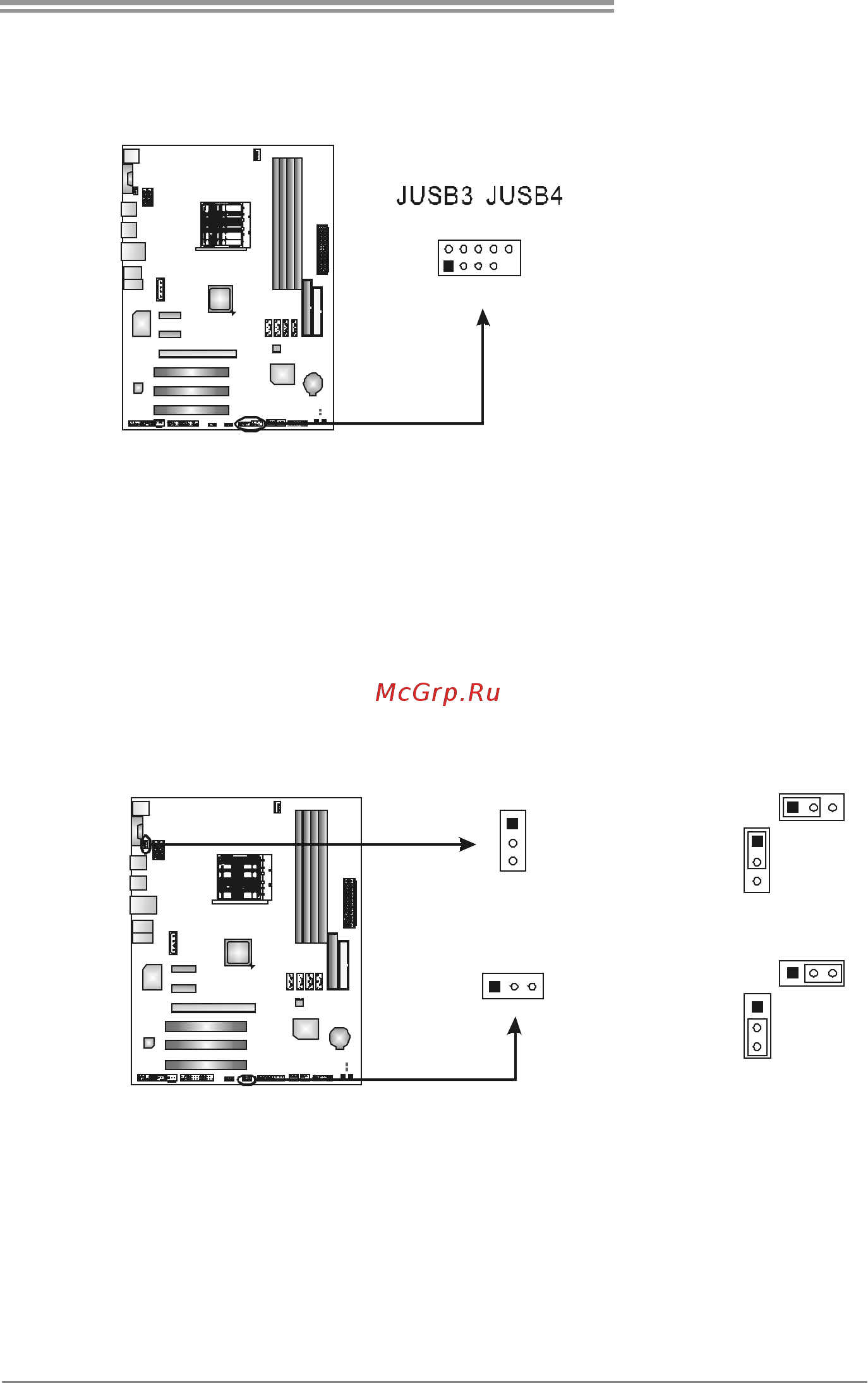 Biostar TF520-A2 Версия 5.x [17/61] Jusb3 jusb4 headers for usb 2 ports at front panel