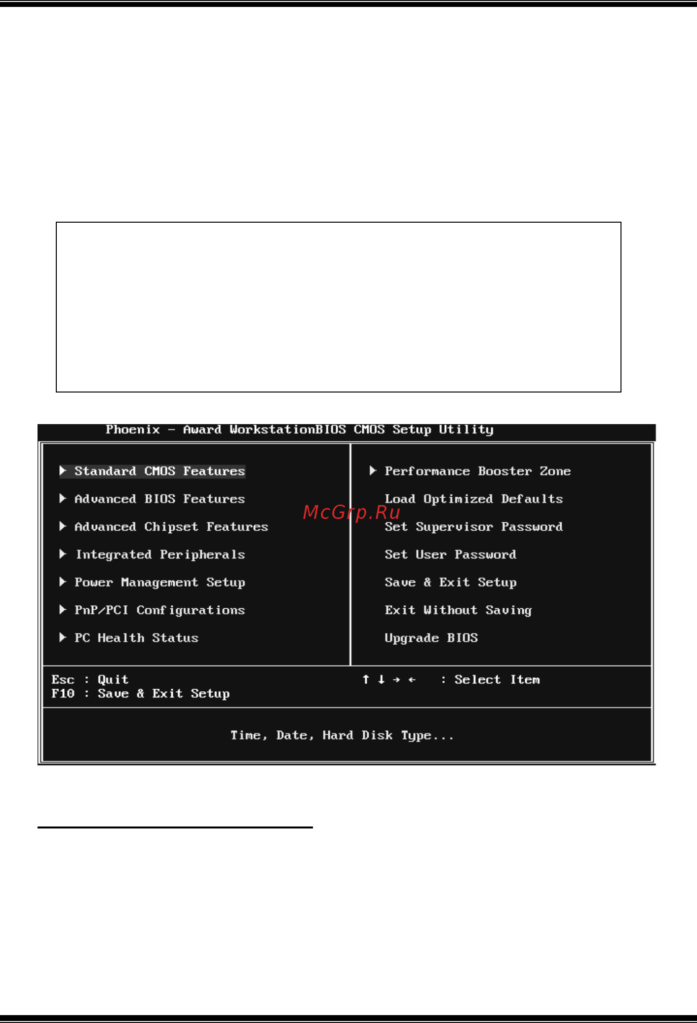 Biostar GF7025-M2 TE Версия 6.x [4/38] Standard cmos features